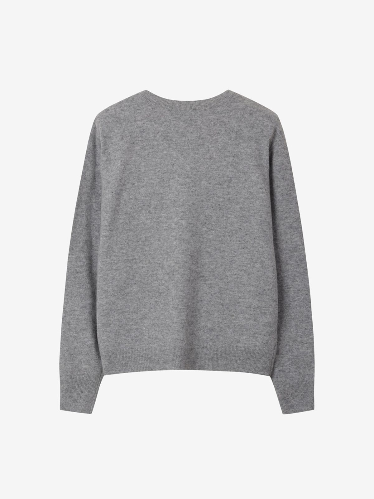 엘유브이엠(LUVM) V-NECK KNIT PULLOVER_MELANGE GRAY