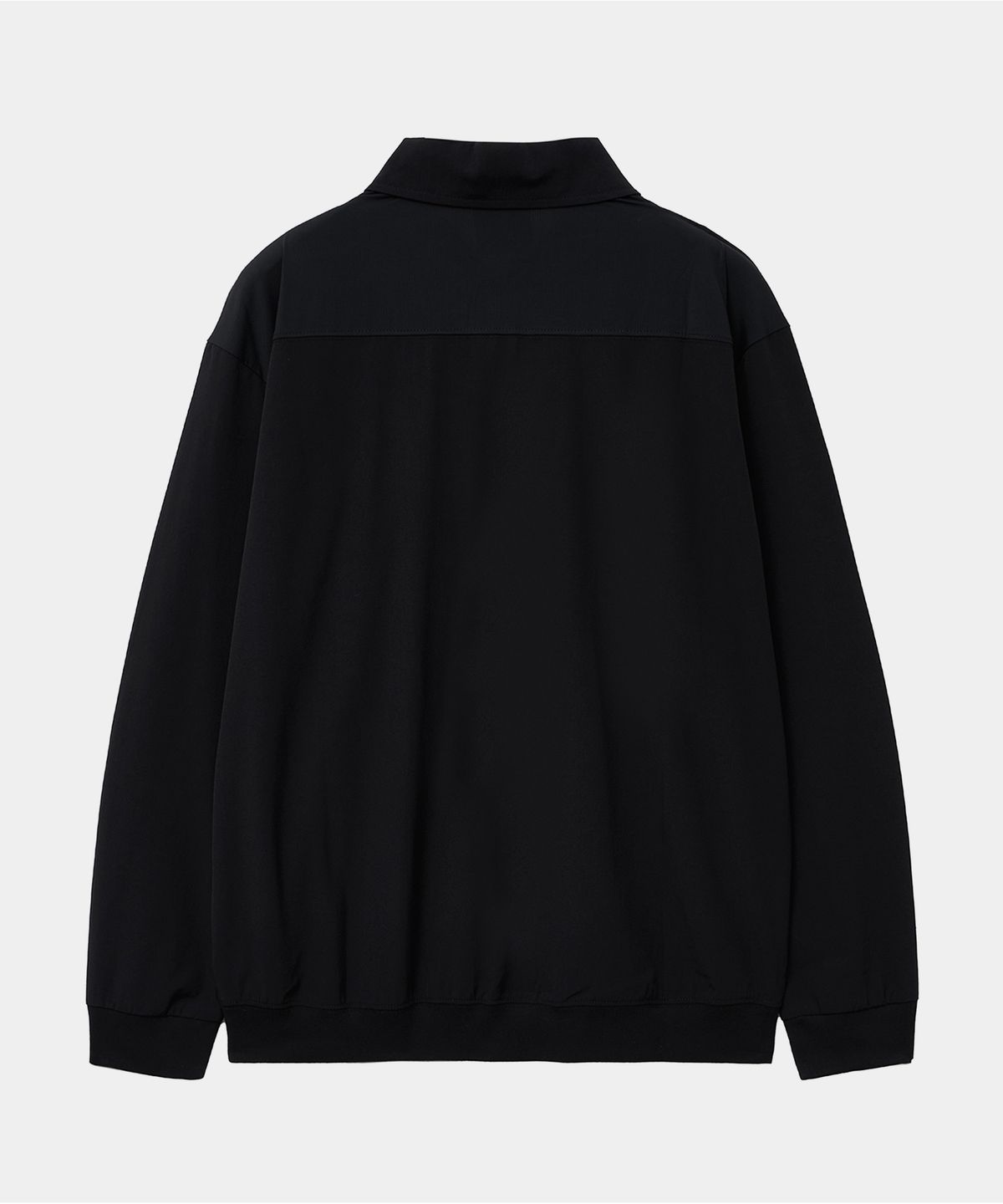 크루멤버스온리(CREW MEMBERS ONLY) MESH MIX NYLON POLO BLACK