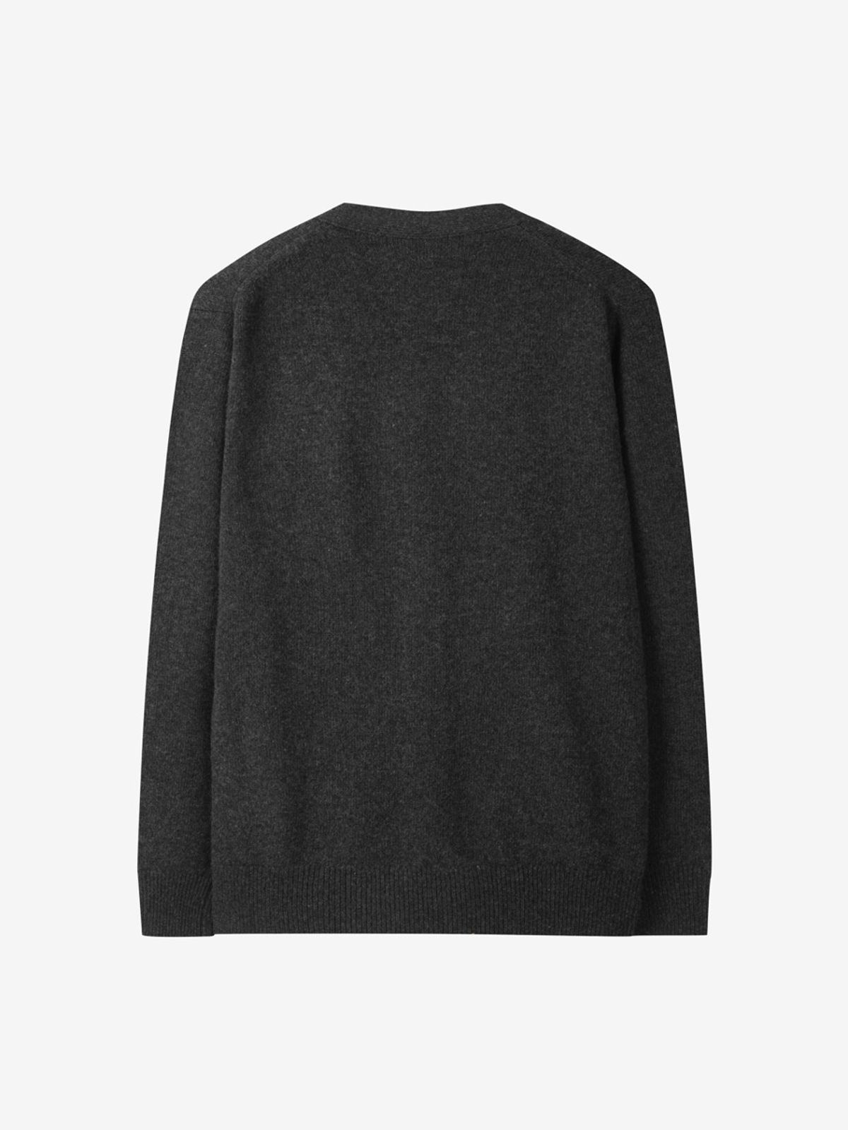 엘유브이엠(LUVM) CLASSIC LINE CARDIGAN FOR MEN_CHARCOAL GRAY