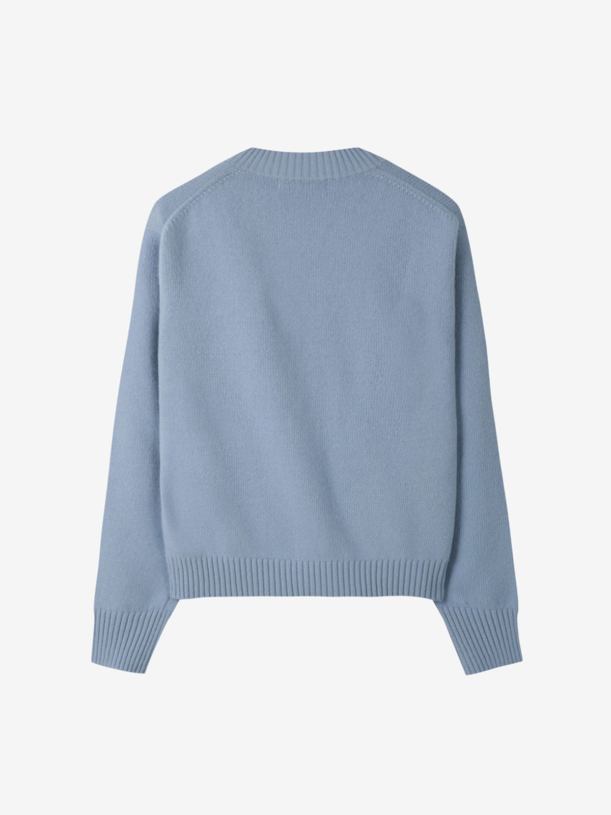 엘유브이엠(LUVM) V-NECK WOOL CARDIGAN_SKY BLUE