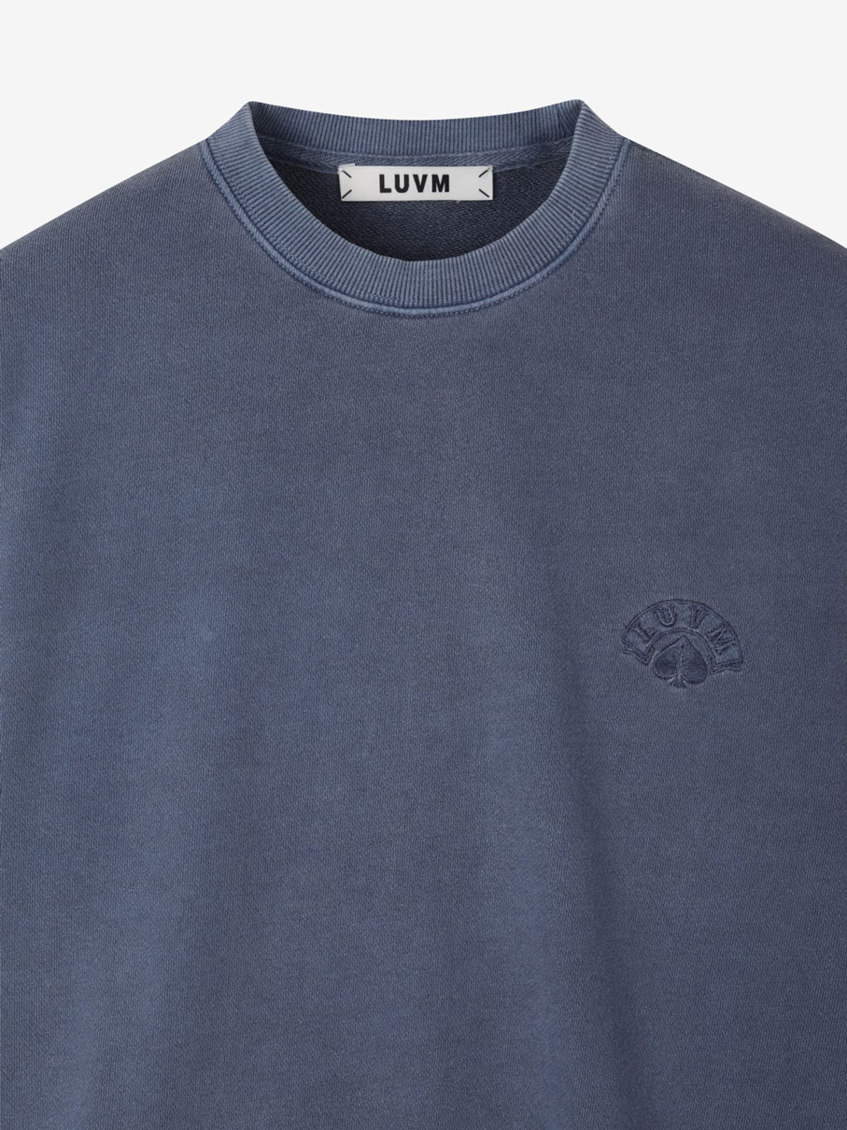 엘유브이엠(LUVM) SMALL LOGO SWEATSHIRTS_SKYBLUE