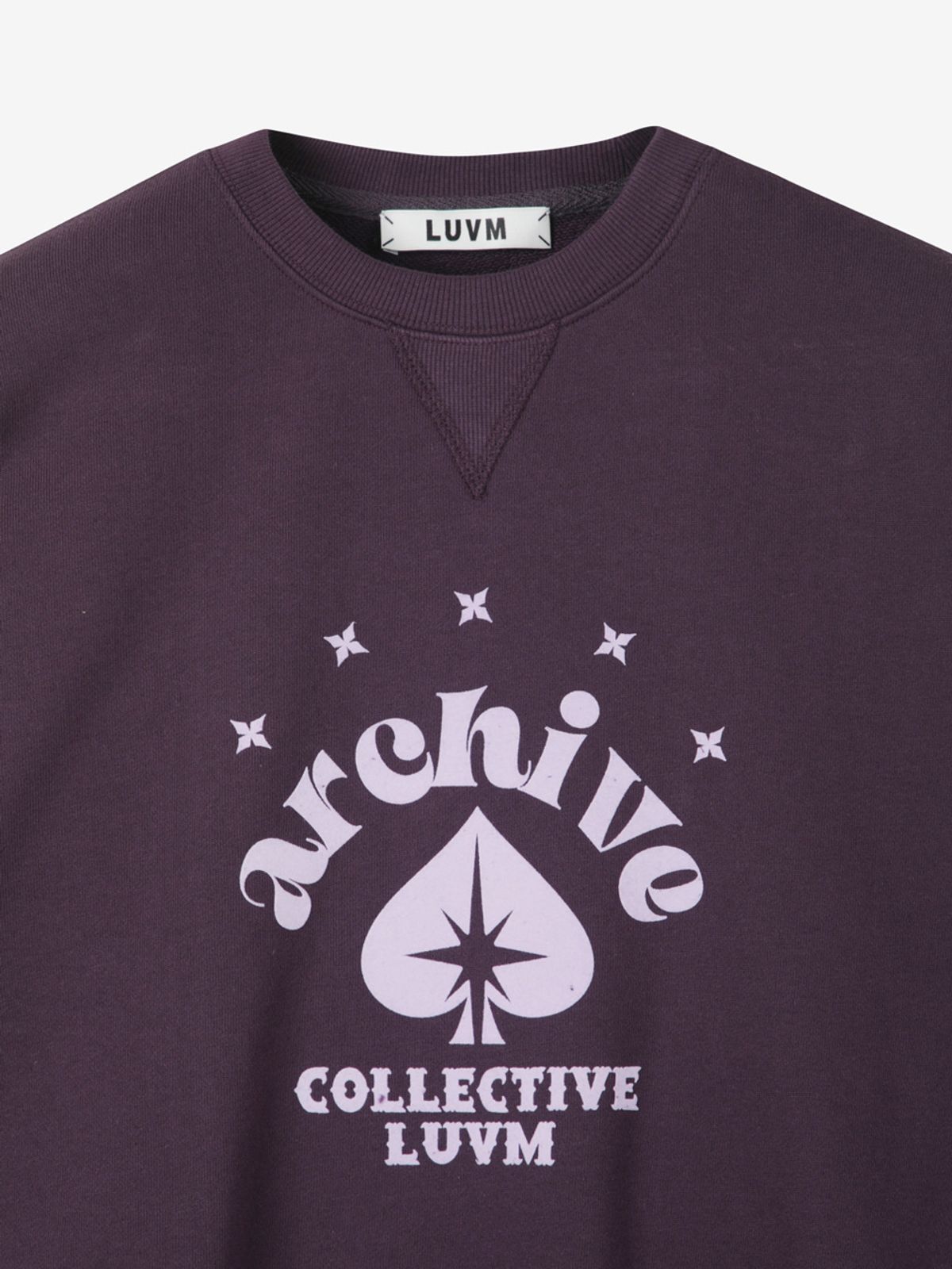 엘유브이엠(LUVM) LOGO SWEATSHIRTS_VIOLET