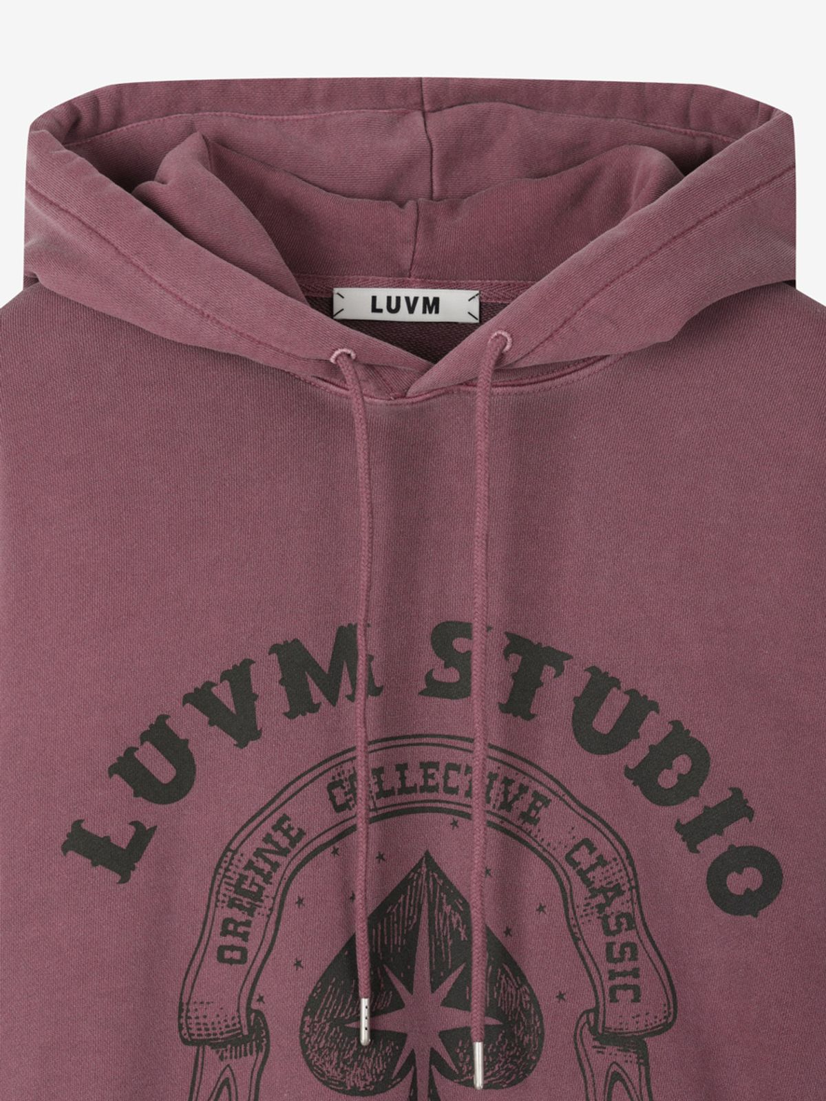 엘유브이엠(LUVM) LOGO HOODY_PINK