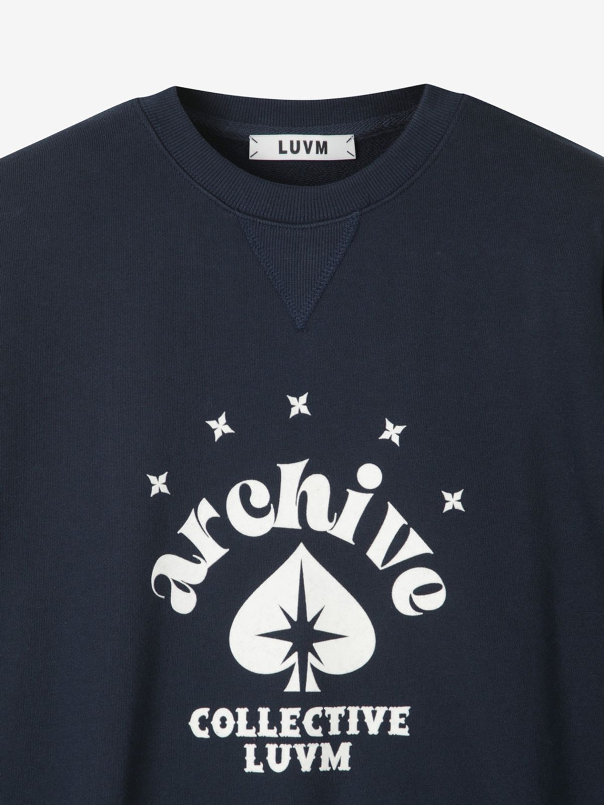 엘유브이엠(LUVM) LOGO SWEATSHIRTS_NAVY