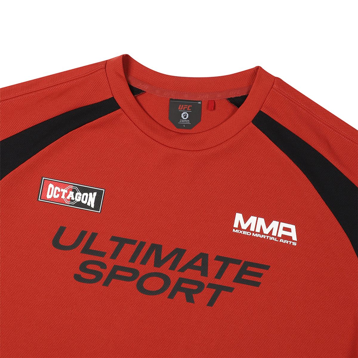 유에프씨 스포츠(UFC SPORT) UFC 챔프 스폰 릴렉스핏 반팔 티셔츠 브릭 U4SSW2130BC