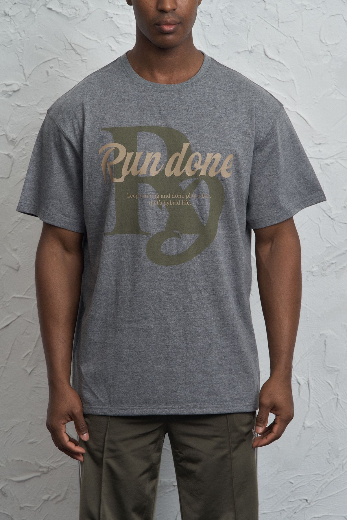 런던(RUNDONE) RD t-shirts [T-BLACK]