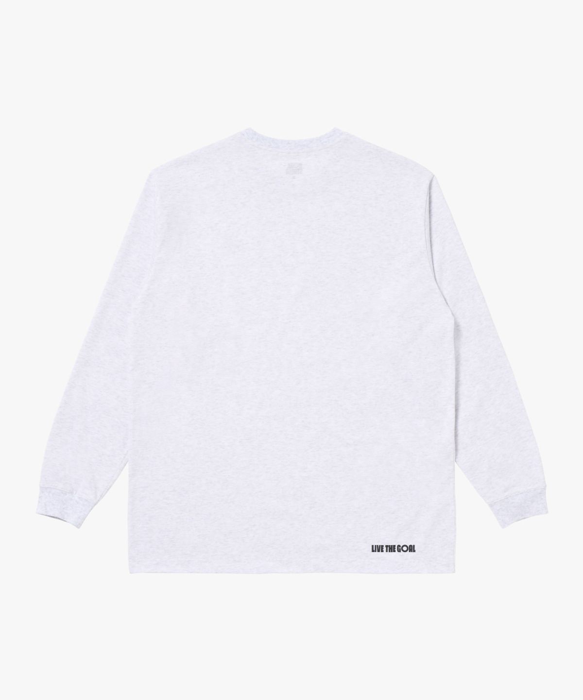 골스튜디오(GOALSTUDIO) ESSENTIAL LAYERED LONGSLEEVE TEE-MELANGE GREY