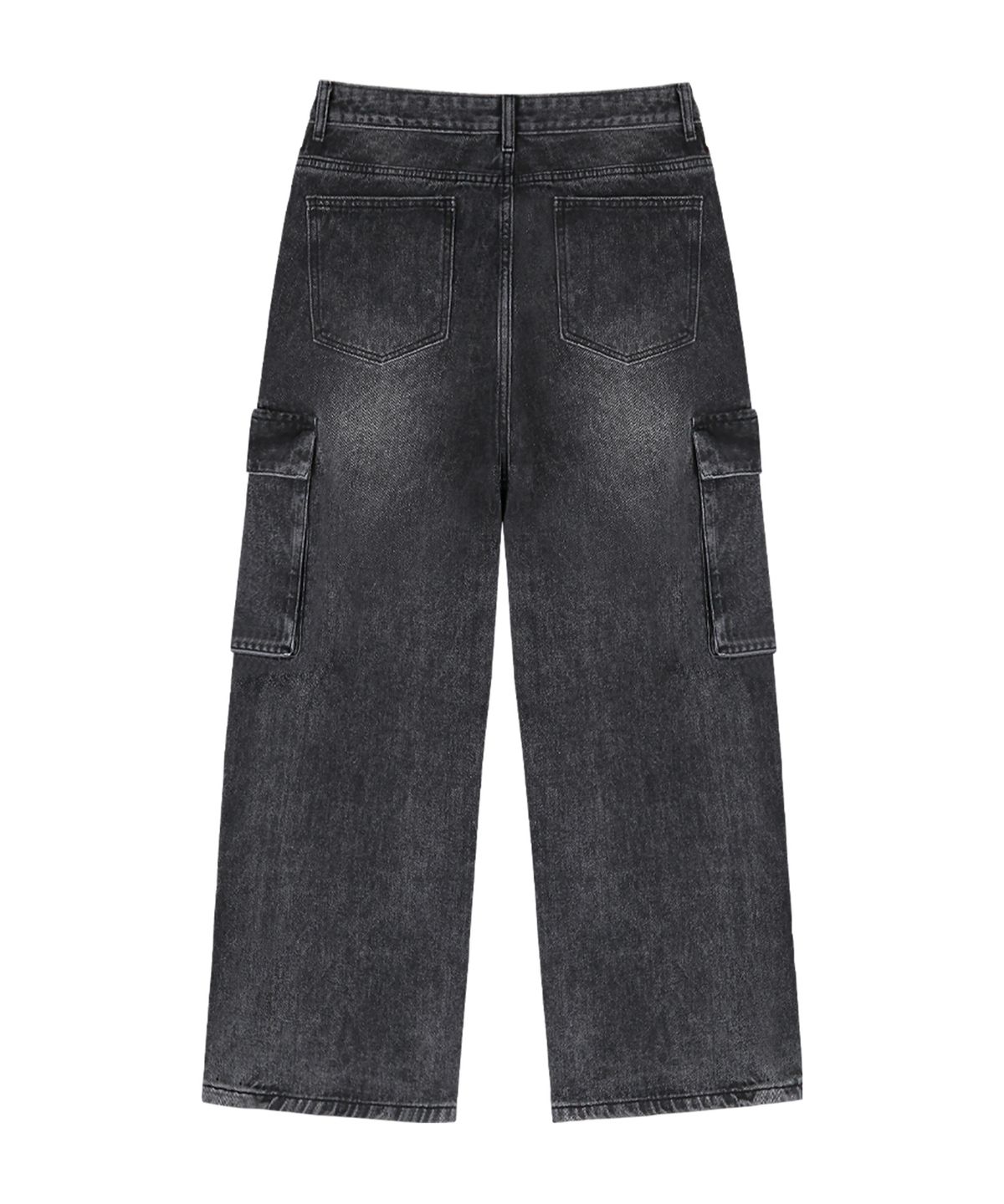 랜덤오프(RANDOMOFF) BTB : BLANK POCKET CARGO JEANS [BLACK CORE]