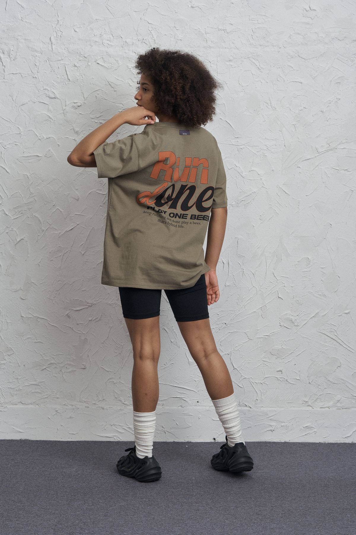 런던(RUNDONE) Military t-shirts [KHAKI]