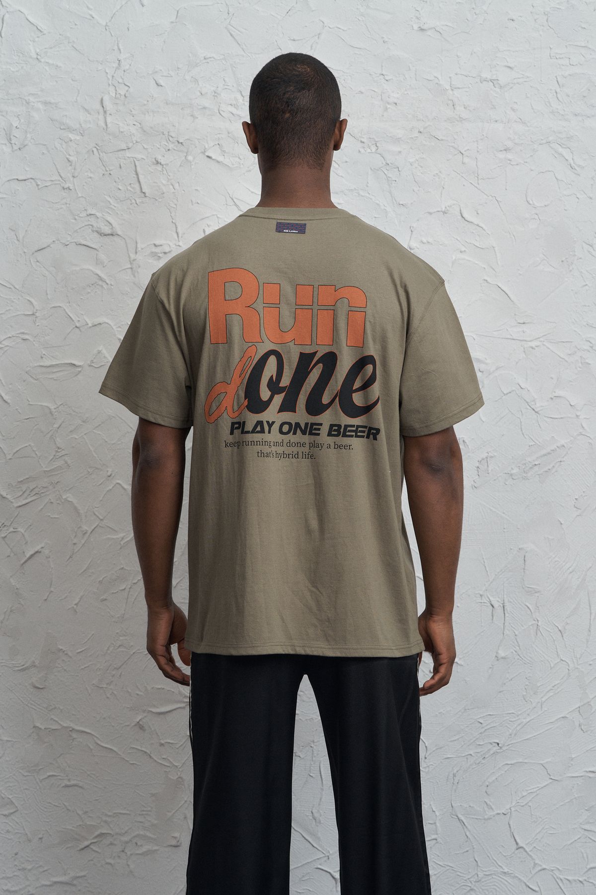 런던(RUNDONE) Military t-shirts [KHAKI]