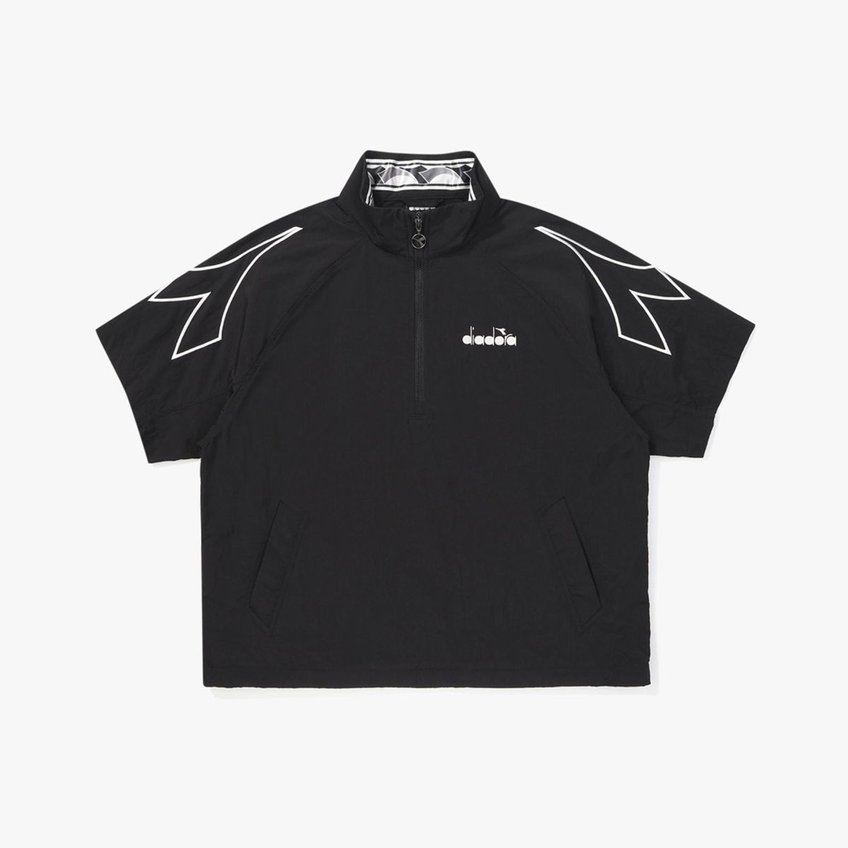 디아도라(diadora) 벤토 스탠넥 아노락 BLACK