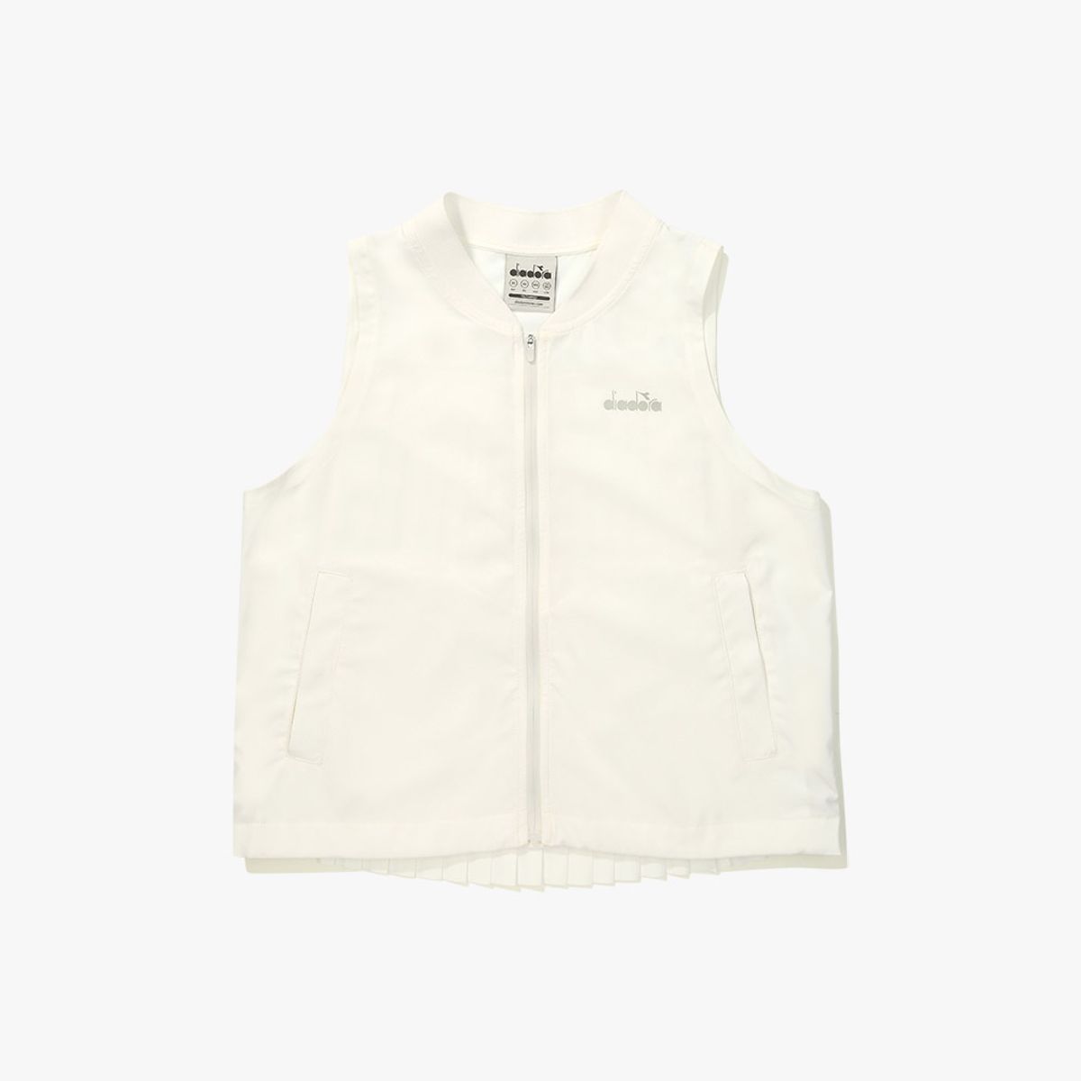 디아도라(diadora) 이지 에르미나 플리츠 자켓 우먼 OFF WHITE
