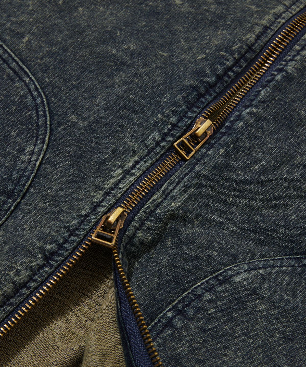 펜필드(PENFIELD) [TRAILWEAR] 인디고 사시코 스웨트 집업 인디고_FR3KJ24U