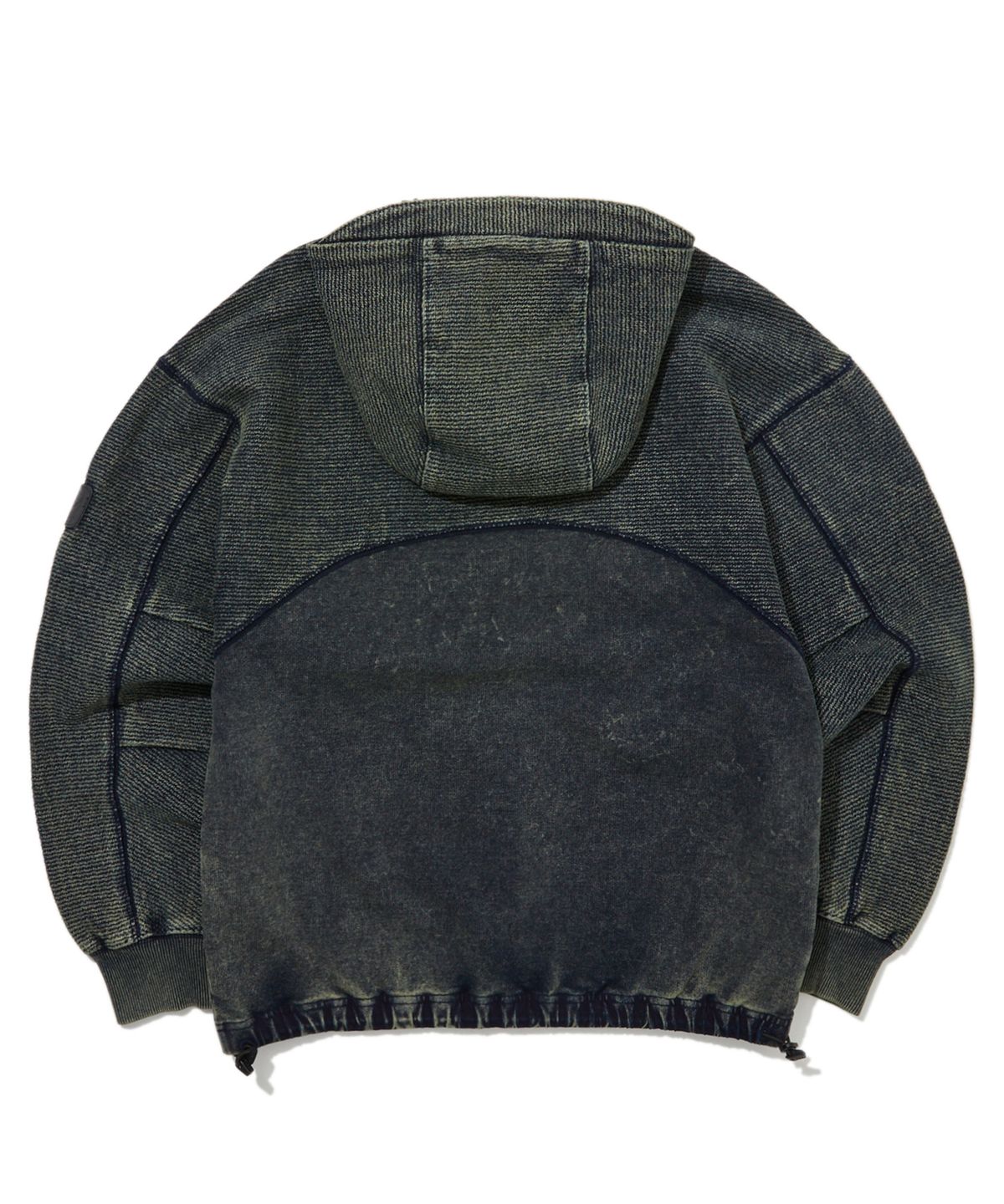 펜필드(PENFIELD) 인디고 사시코 믹스드 스웨트 후디 자켓 인디고_FR3KH27U