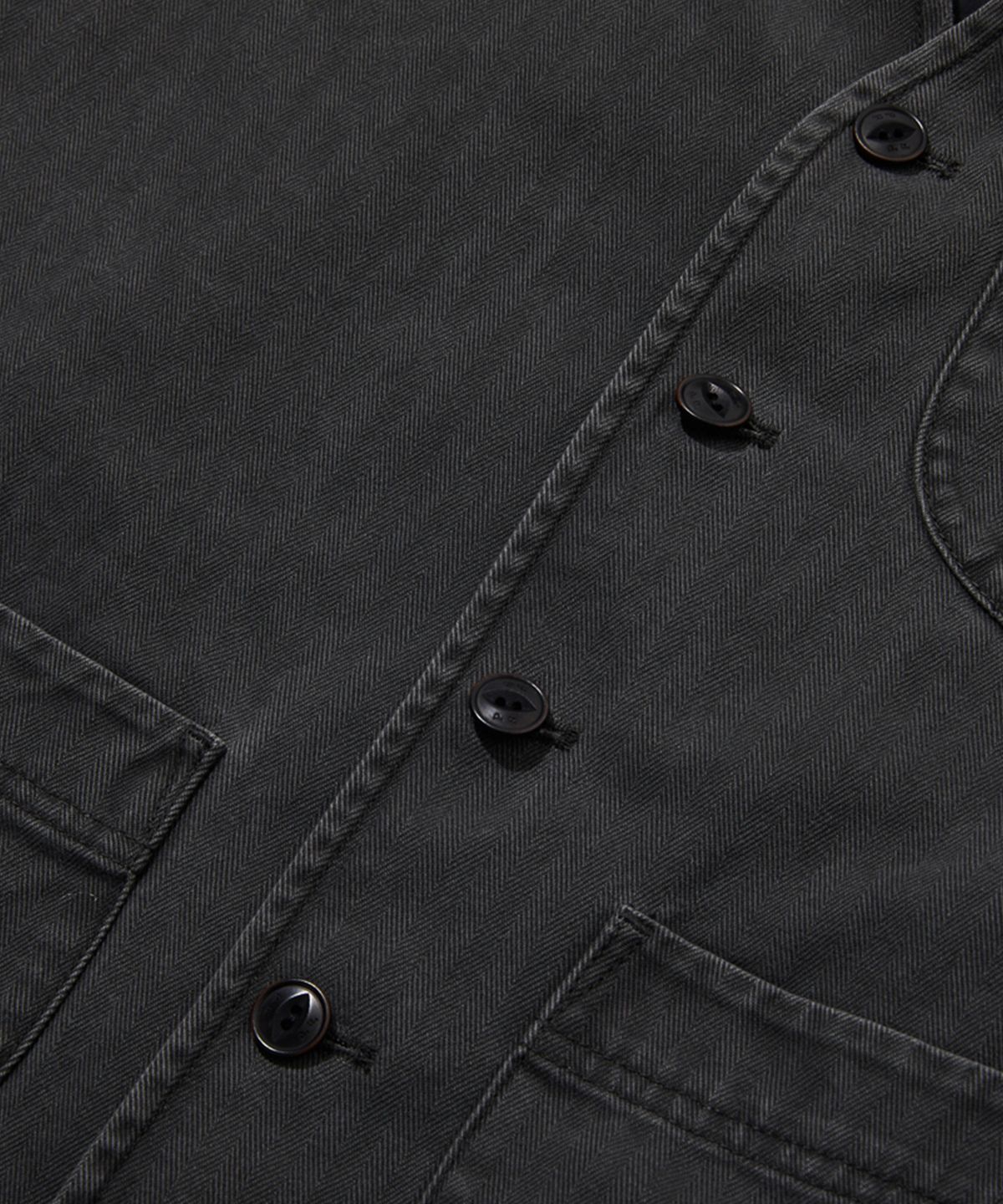 펜필드(PENFIELD) 시그니처 코튼 워크 베스트 차콜_FR3WV91U
