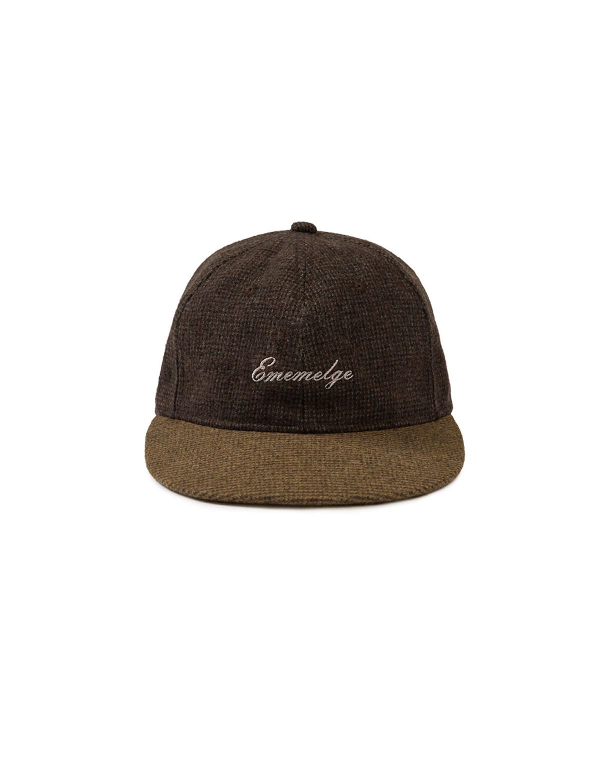 엠엠엘지(MMLG) [Mmlg] TWO TONE WOOL BALLCAP (BROWN)