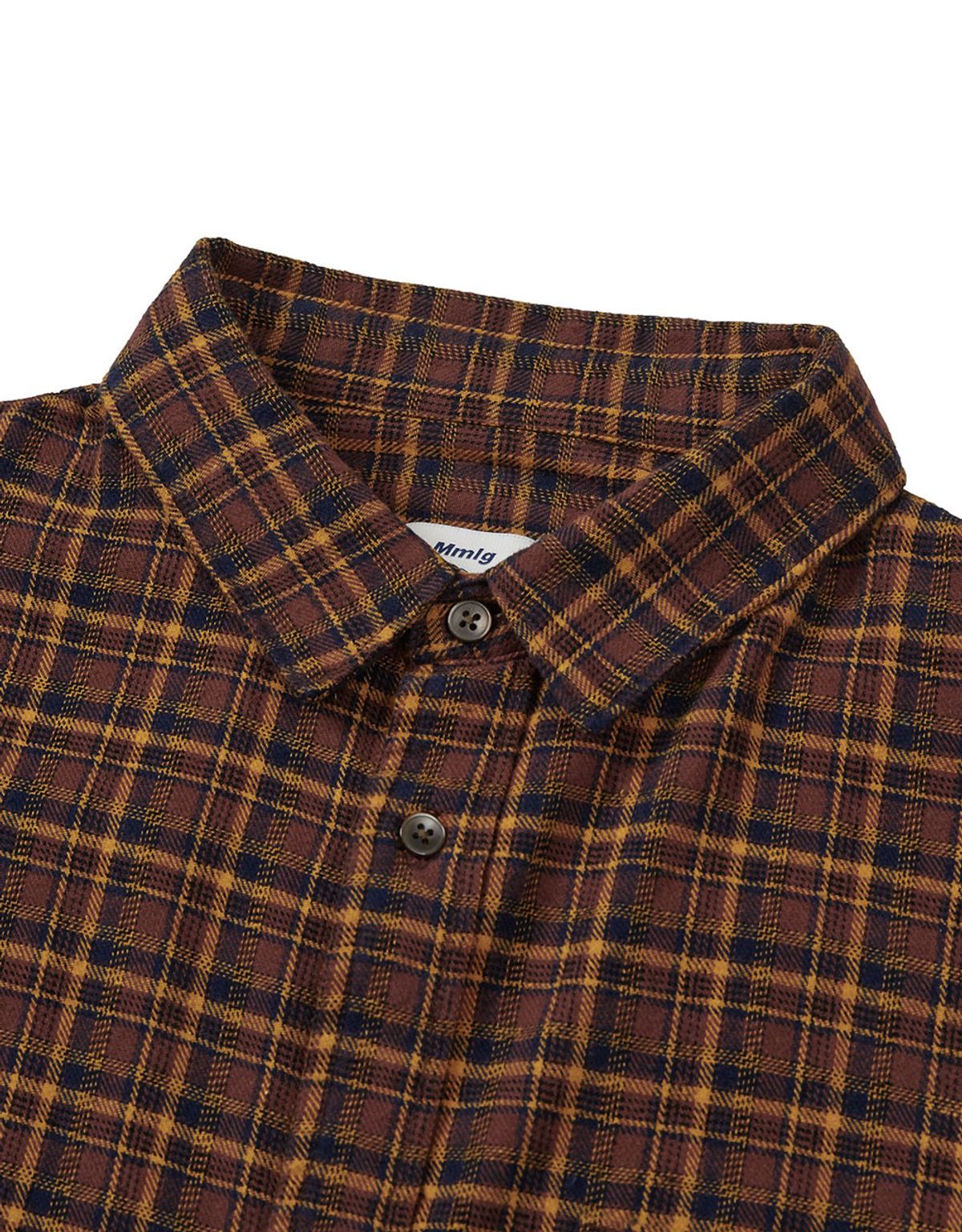 엠엠엘지(MMLG) [Mmlg] SERIES FLANNEL SHIRT (BROWN)
