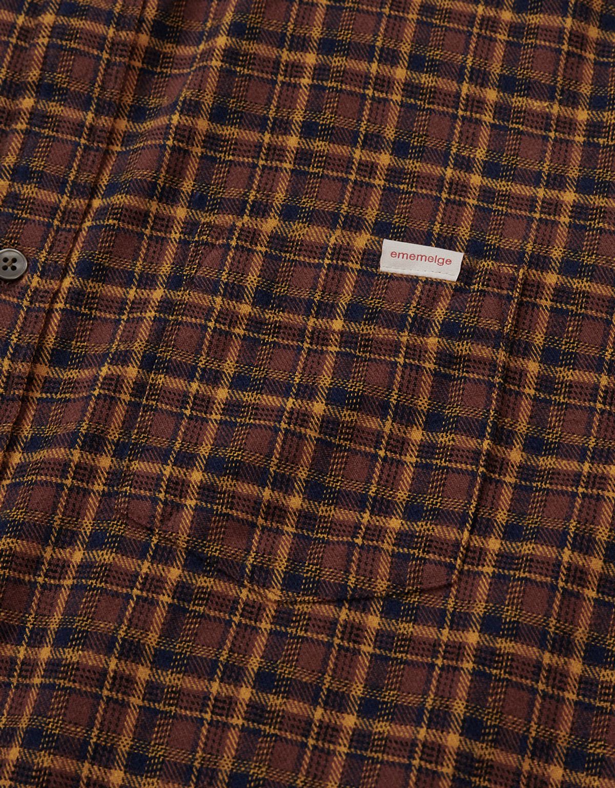 엠엠엘지(MMLG) [Mmlg] SERIES FLANNEL SHIRT (BROWN)