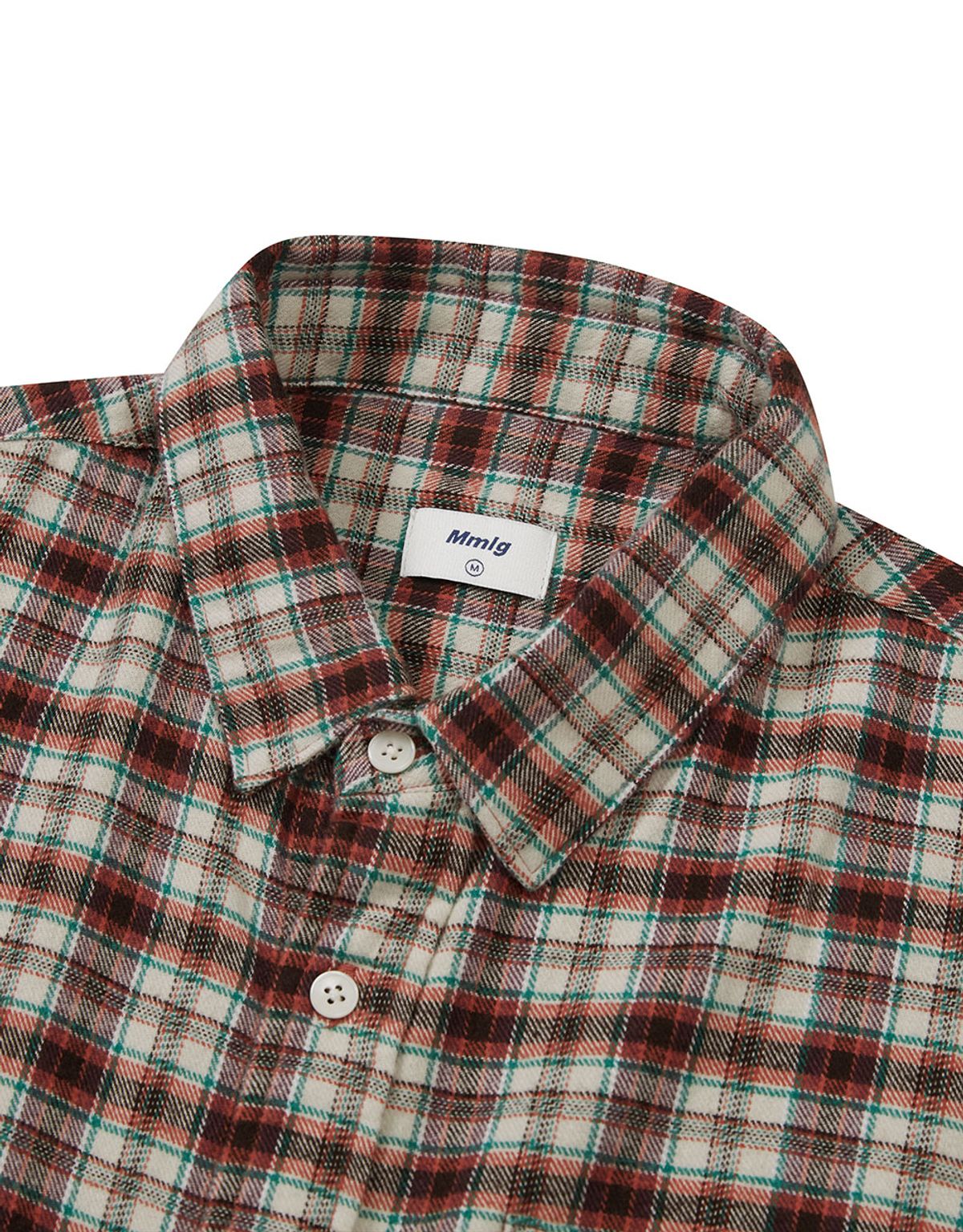 엠엠엘지(MMLG) [Mmlg] SERIES FLANNEL SHIRT (IVORY)