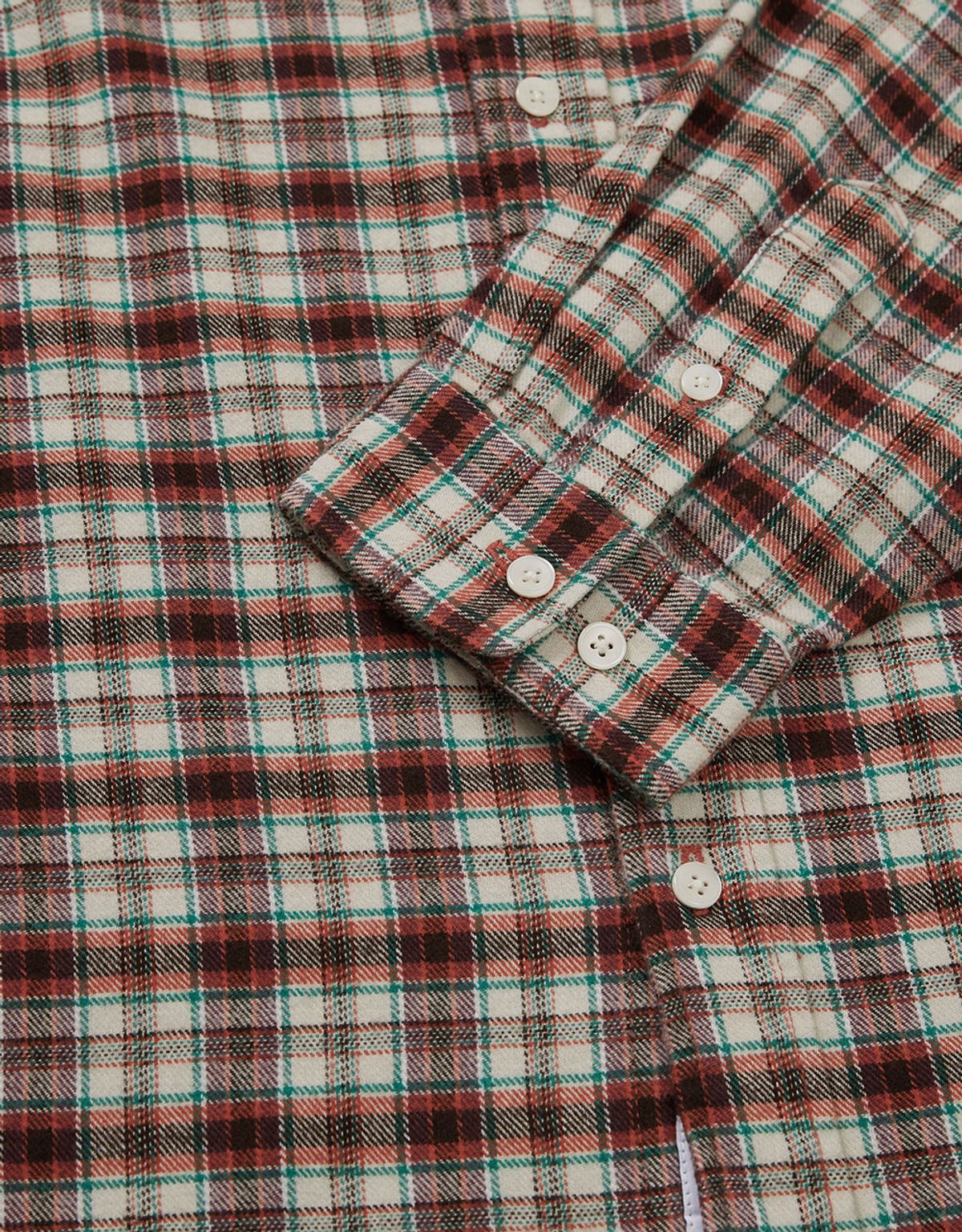 엠엠엘지(MMLG) [Mmlg] SERIES FLANNEL SHIRT (IVORY)