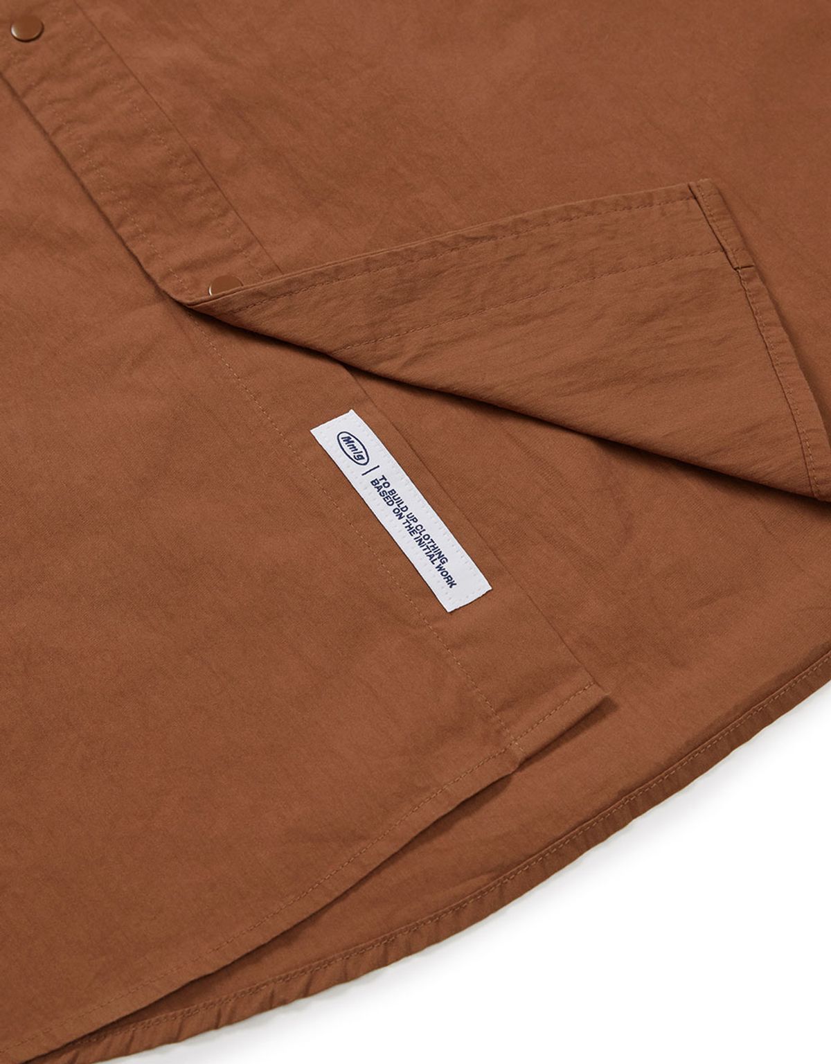 엠엠엘지(MMLG) [Mmlg] WASHED SERIES SHIRT (BRICK)