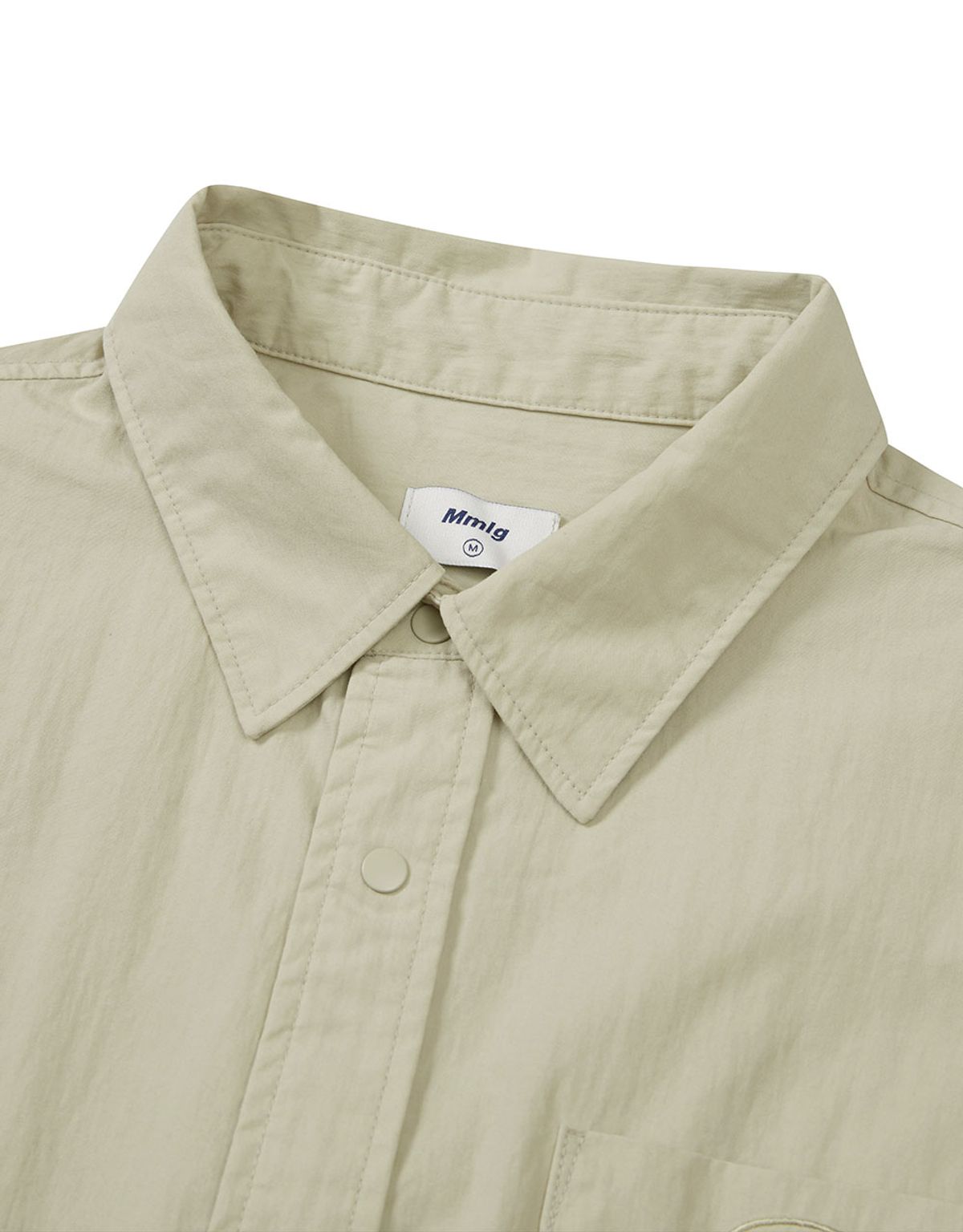 엠엠엘지(MMLG) [Mmlg] WASHED SERIES SHIRT (BEIGE)