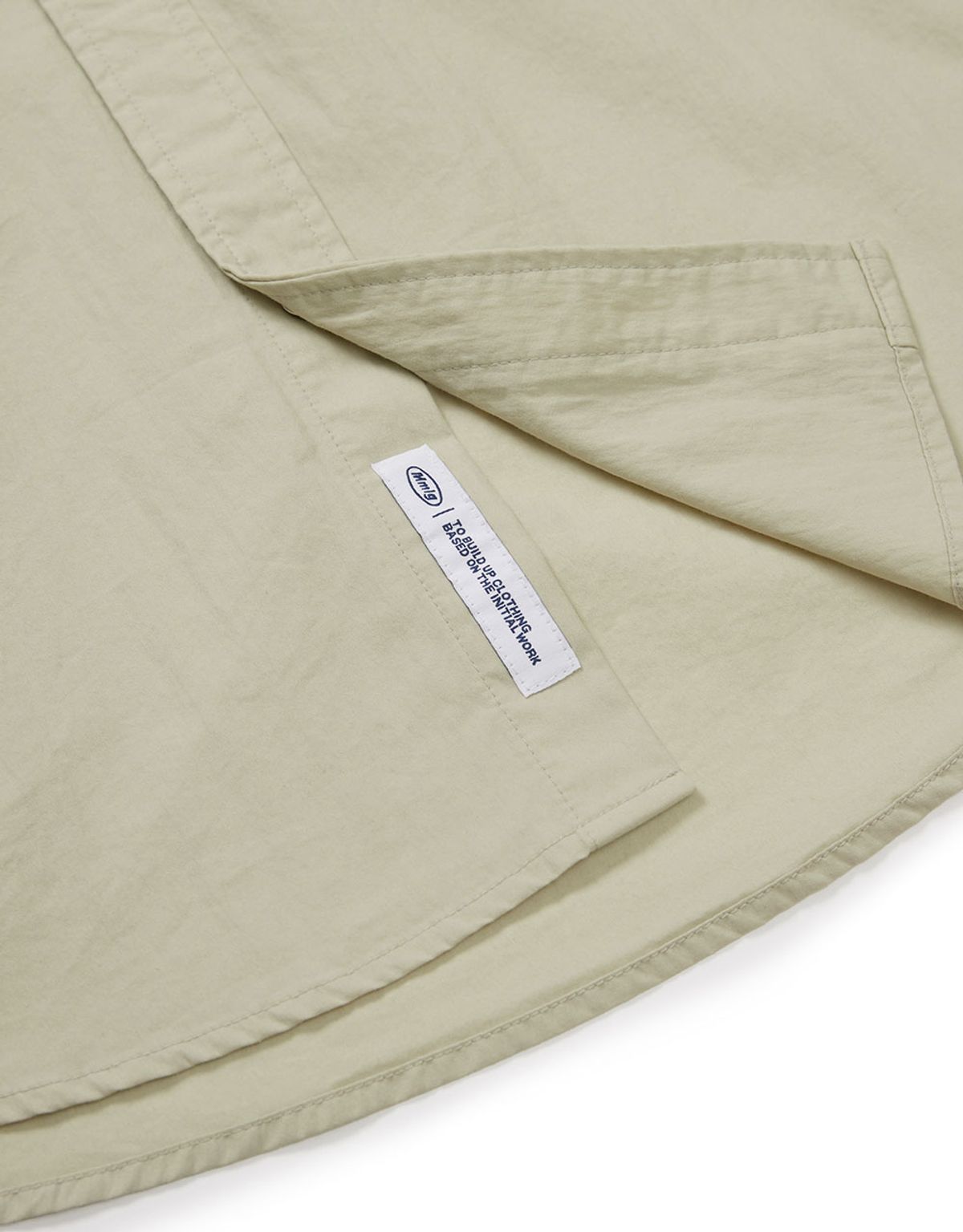 엠엠엘지(MMLG) [Mmlg] WASHED SERIES SHIRT (BEIGE)