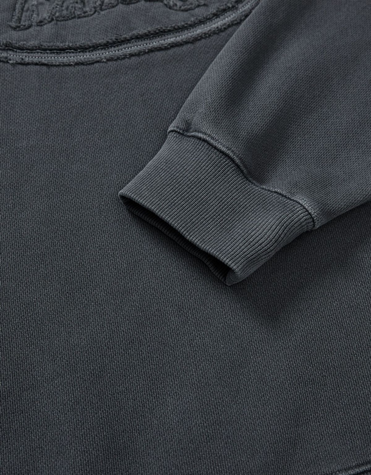 엠엠엘지(MMLG) [Mmlg] DYED APPLIQUE SWEAT (NAVY)