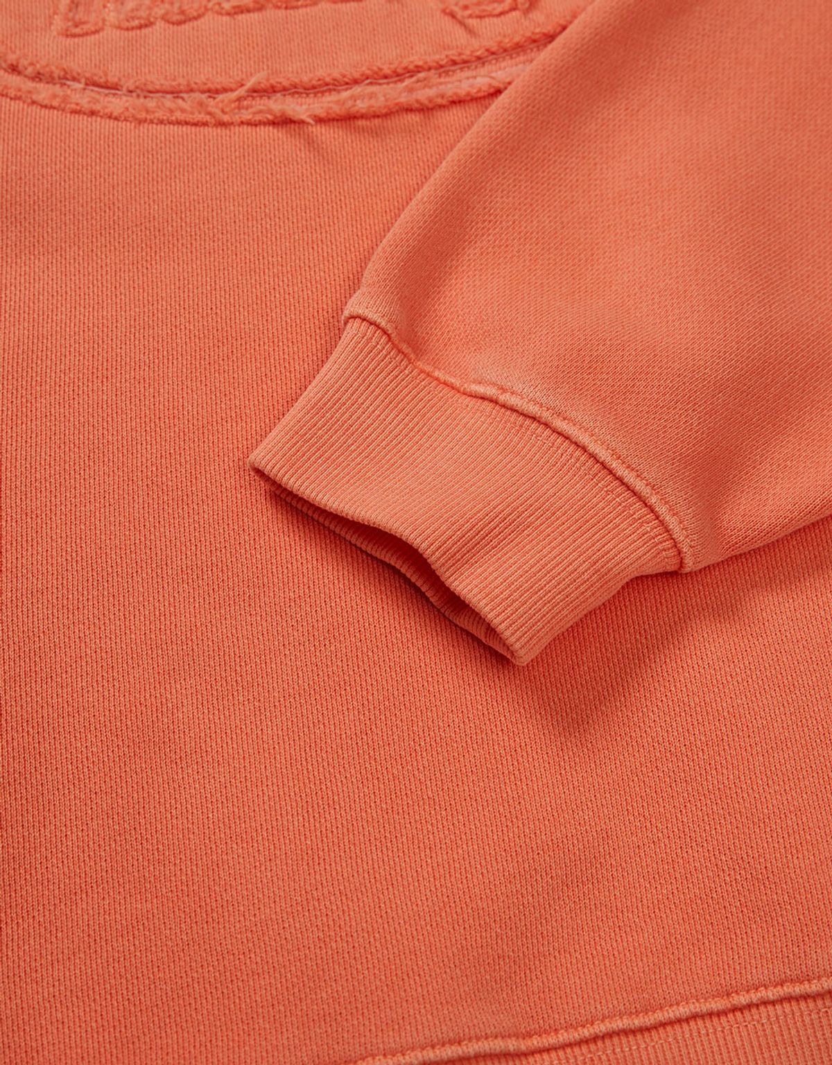 엠엠엘지(MMLG) [Mmlg] DYED APPLIQUE SWEAT (ORANGE)