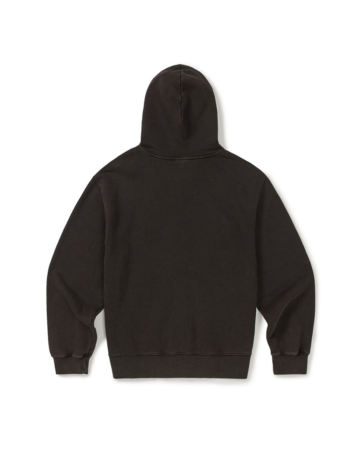 엠엠엘지(MMLG) [Mmlg] WASHED APPLIQUE HOOD ZIPUP (EVERY BLACK)