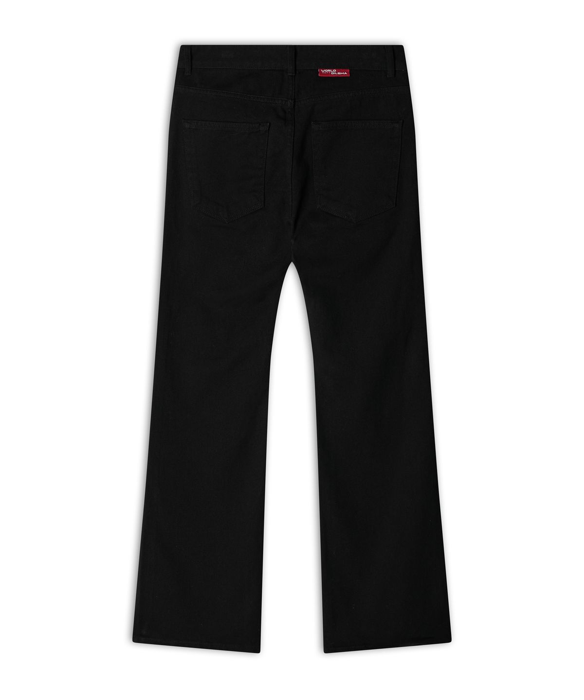 월드딜레마(WORLDDILEMA) Boot-Cut Pants (Black)