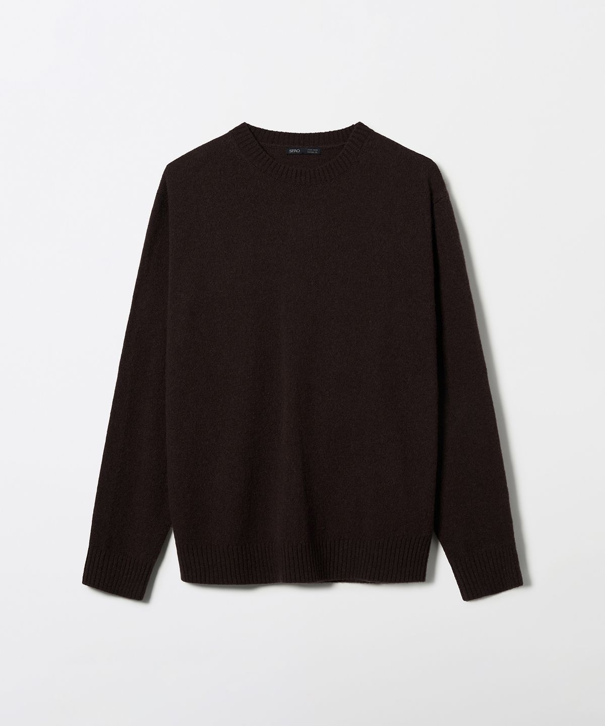스파오(SPAO) [울100] 램스울 라운드넥 니트_SPKWF4TM06