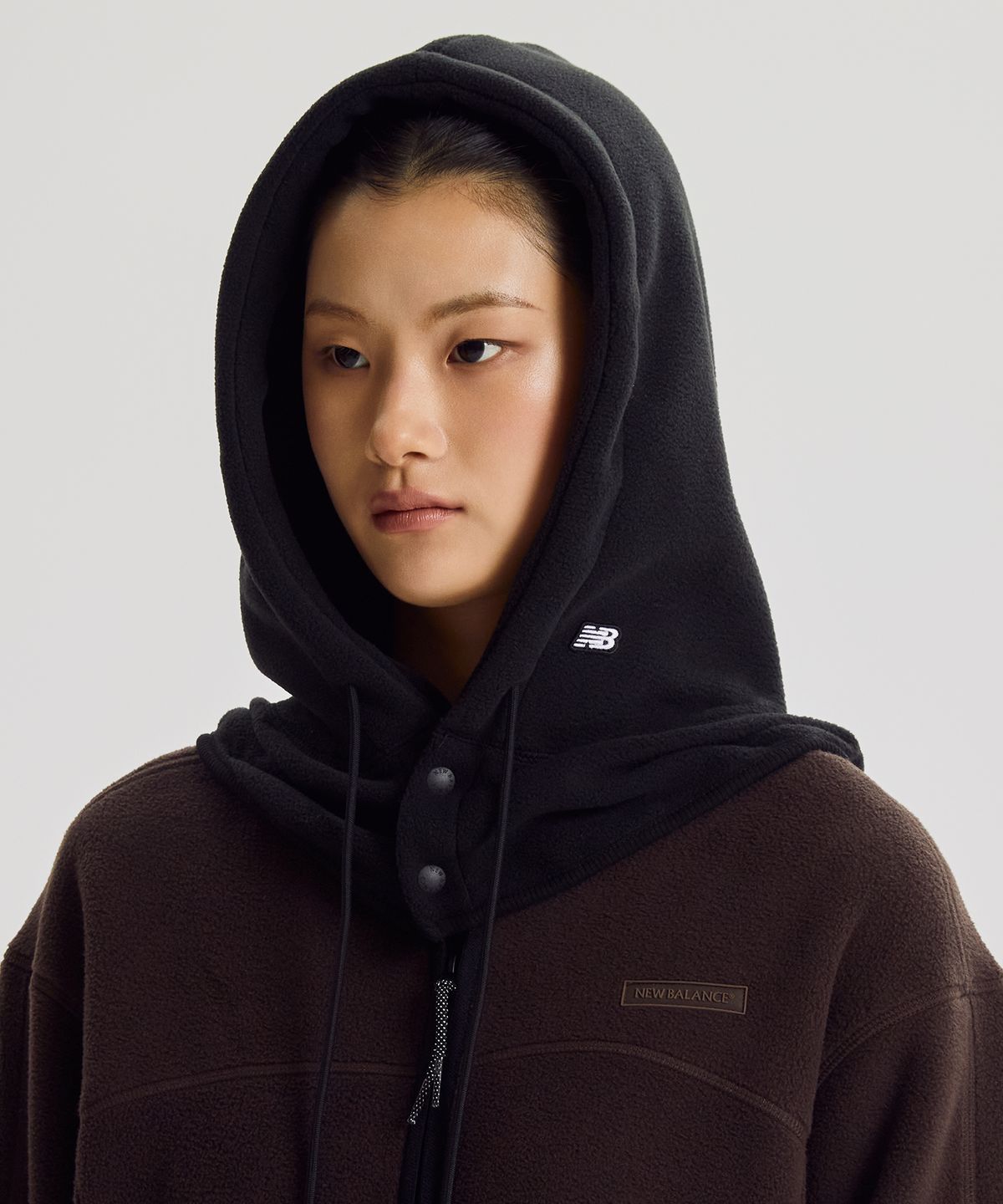뉴발란스(NEW BALANCE) NBGDGF1304 / 마이크로플리스 바라클라바 (BLACK)