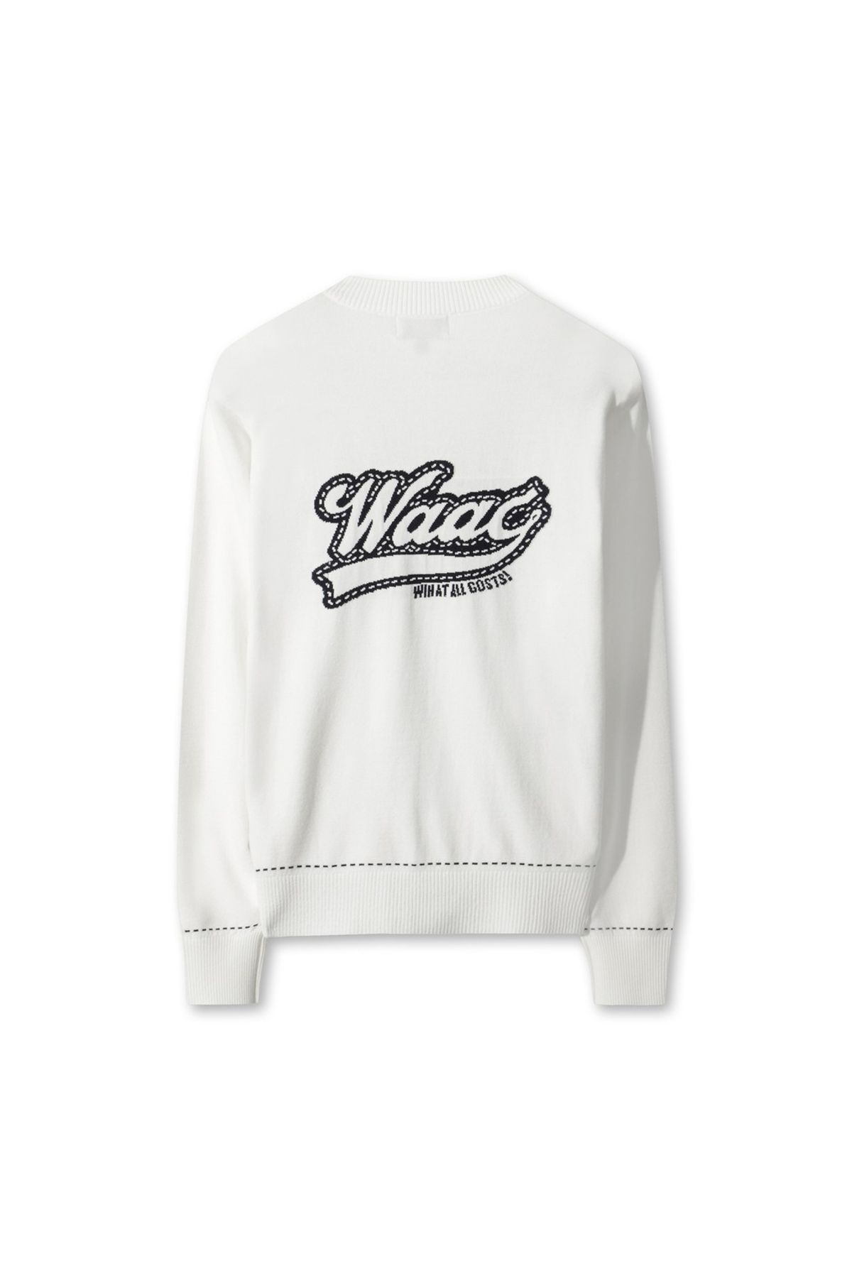 왁(WAAC) Women Stitch Point Knit Cardigan WWWAA25621IVX