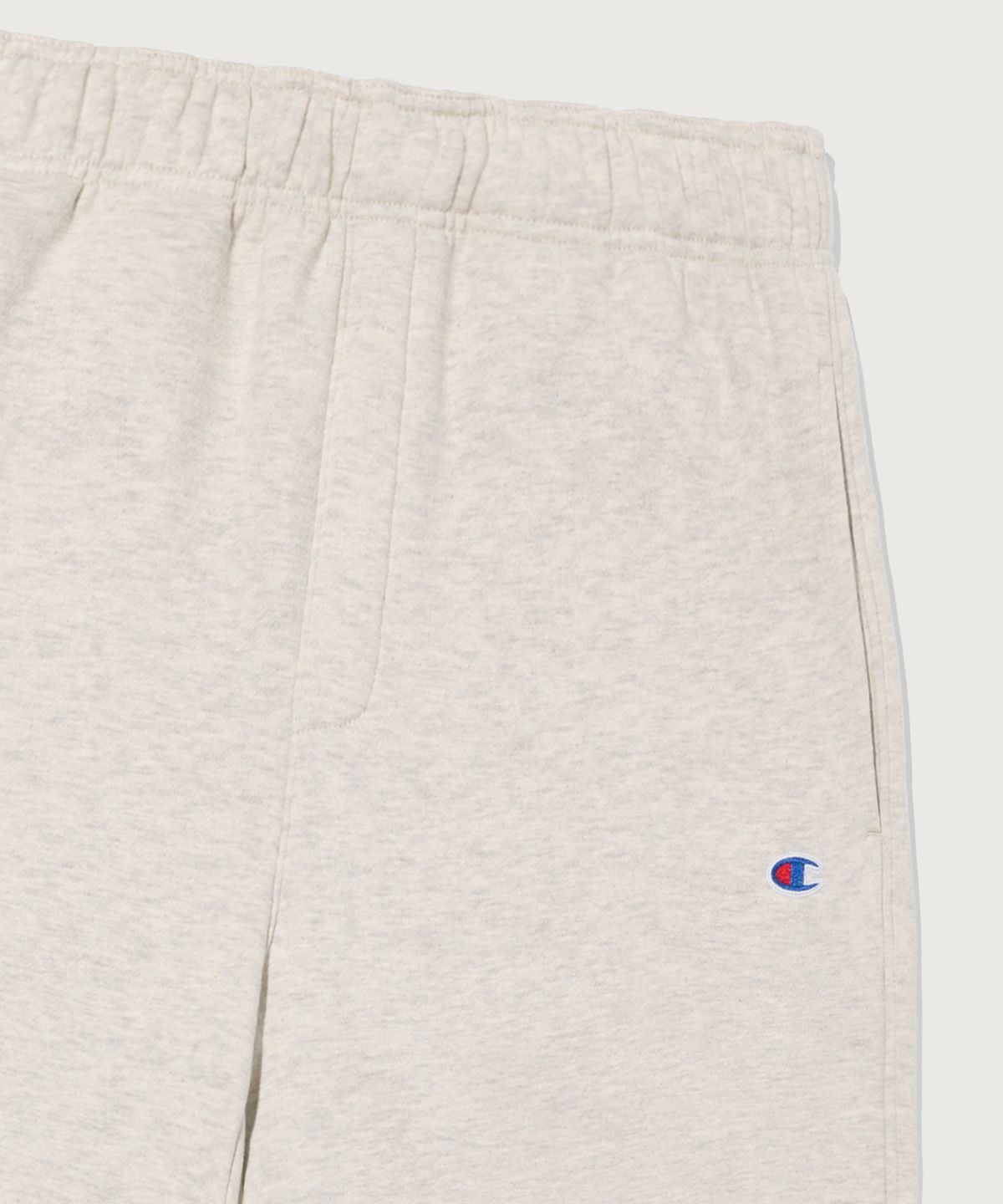 챔피온(CHAMPION) 여성 C로고 릴렉스핏 기모 스웨트 팬츠 Oatmeal