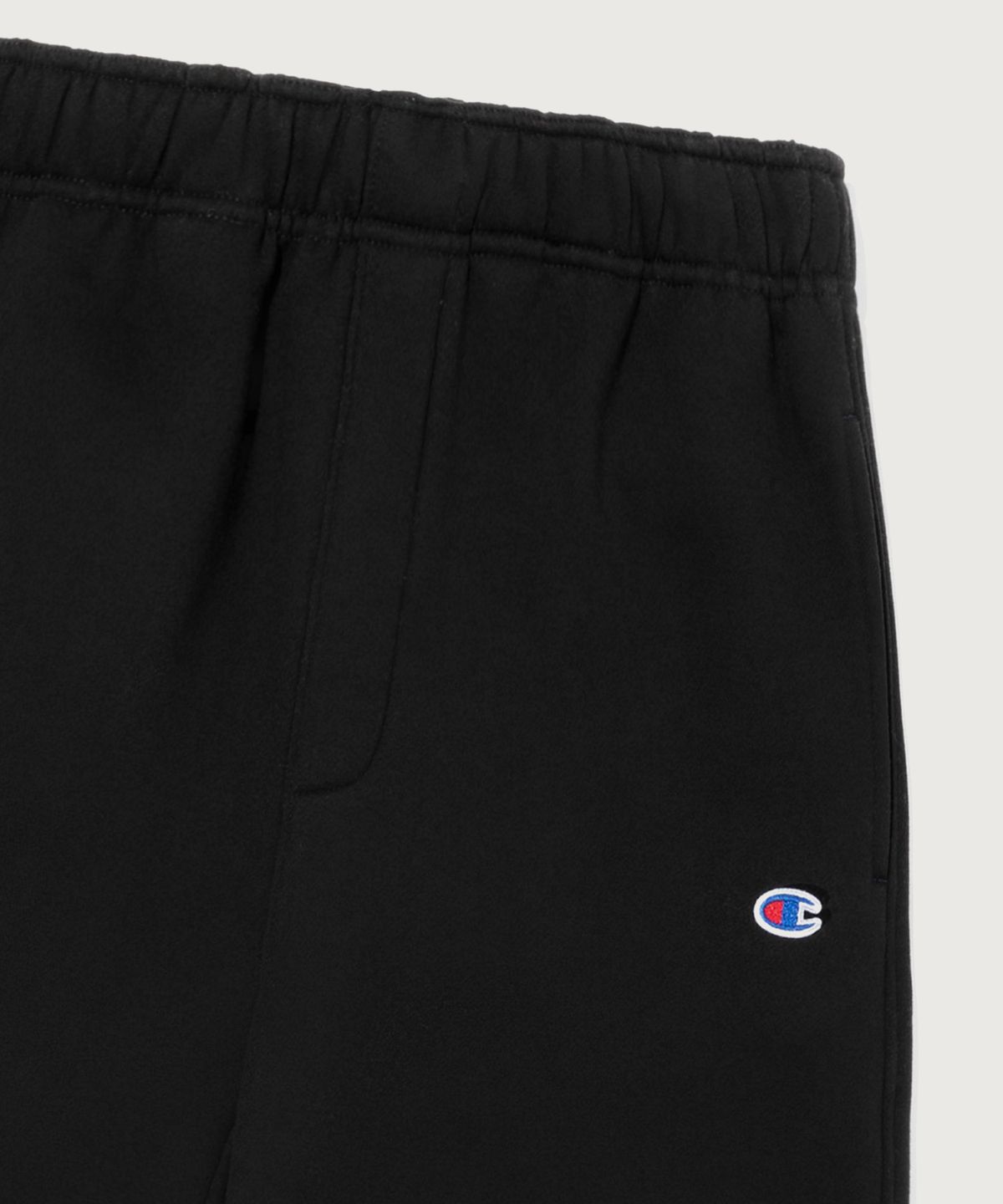 챔피온(CHAMPION) 여성 C로고 릴렉스핏 기모 스웨트 팬츠 Black