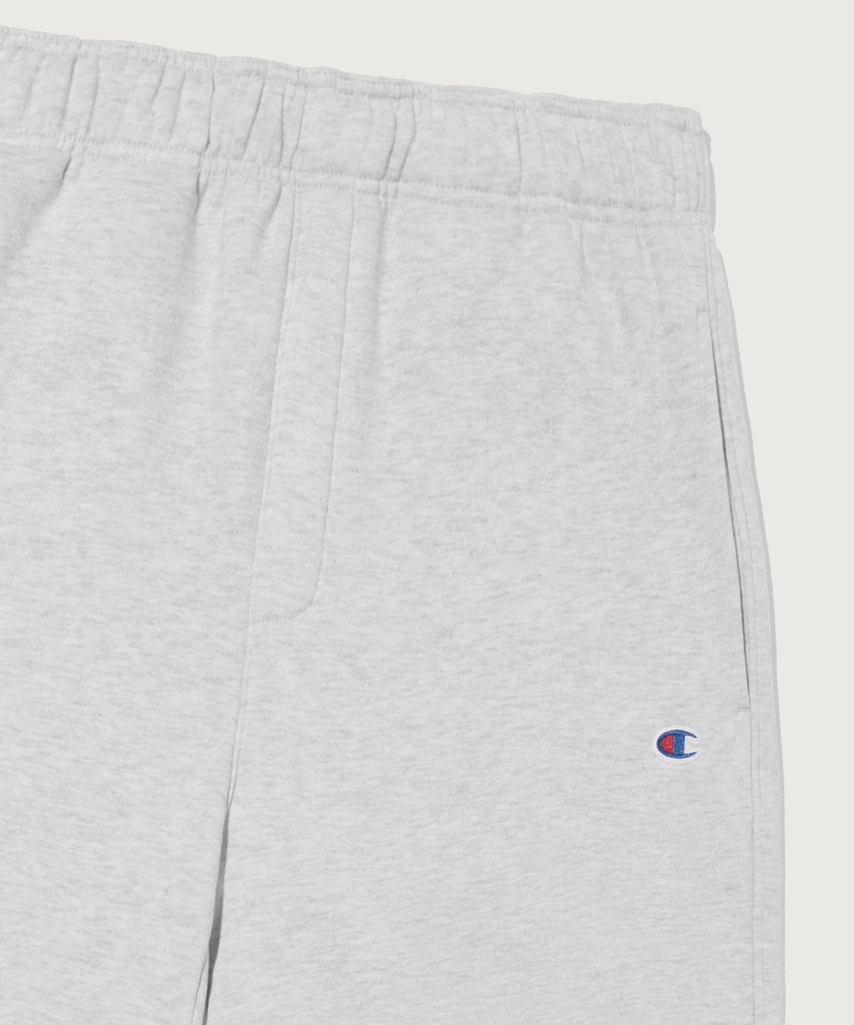 챔피온(CHAMPION) 여성 C로고 릴렉스핏 기모 스웨트 팬츠 Light Grey