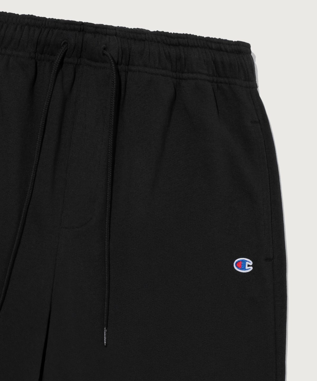 챔피온(CHAMPION) C로고 와이드핏 스웨트 조거 팬츠 Black