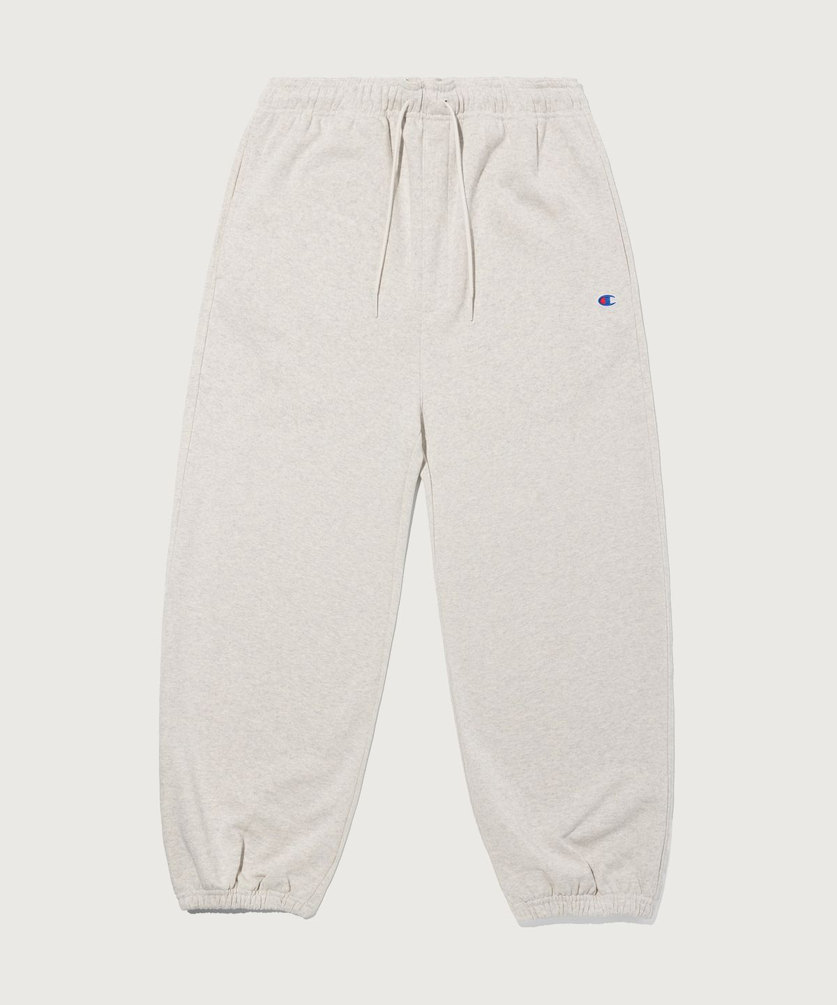 챔피온(CHAMPION) C로고 와이드핏 스웨트 조거 팬츠 Oatmeal
