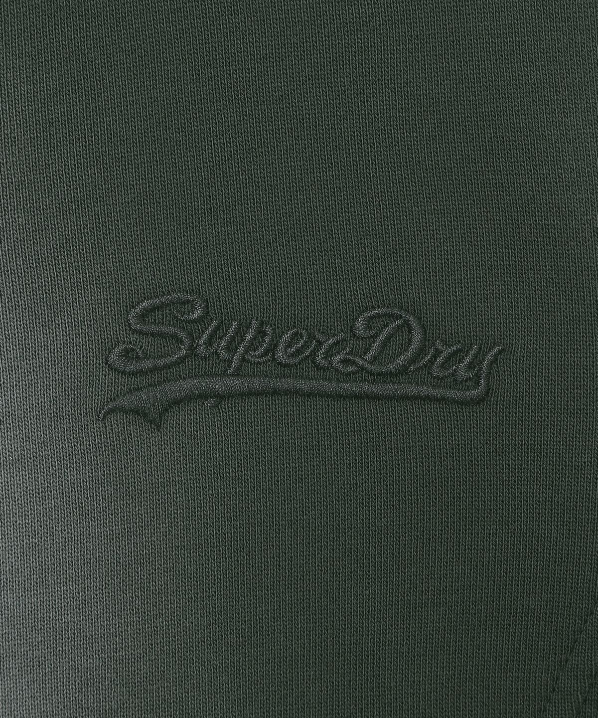슈퍼드라이(SUPERDRY) W 빈티지 워시드 커브크롭 후드집업 다크그레이