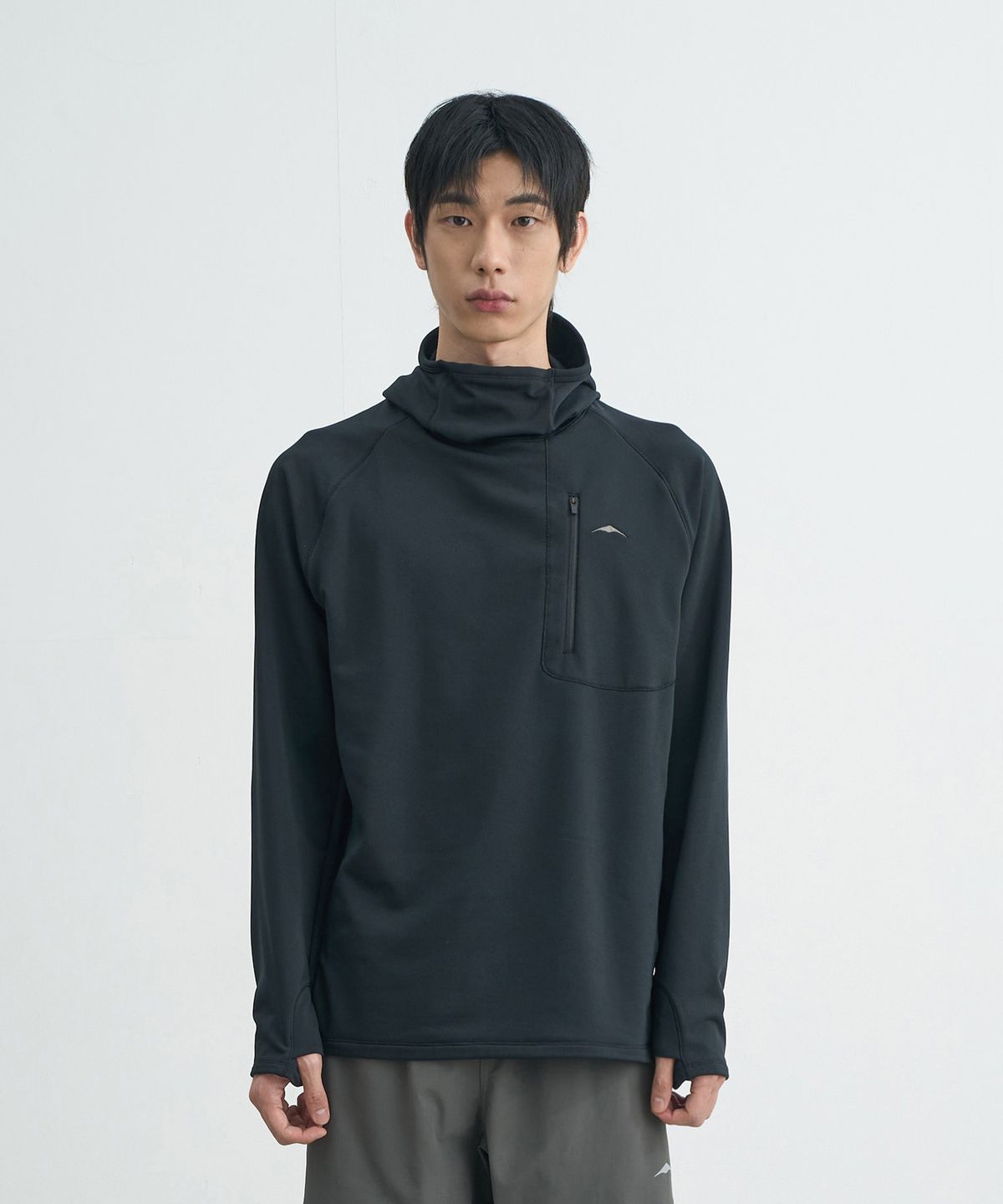 고요웨어(GOYOWEAR) 브러쉬드 컨실 후디 (블랙)