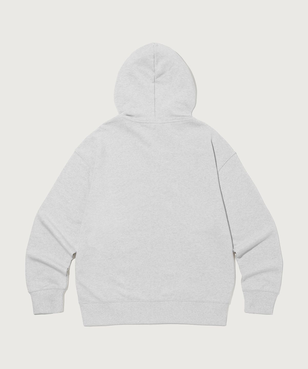 챔피온(CHAMPION) 스몰 로고 루즈핏 후드 집업 Light Grey
