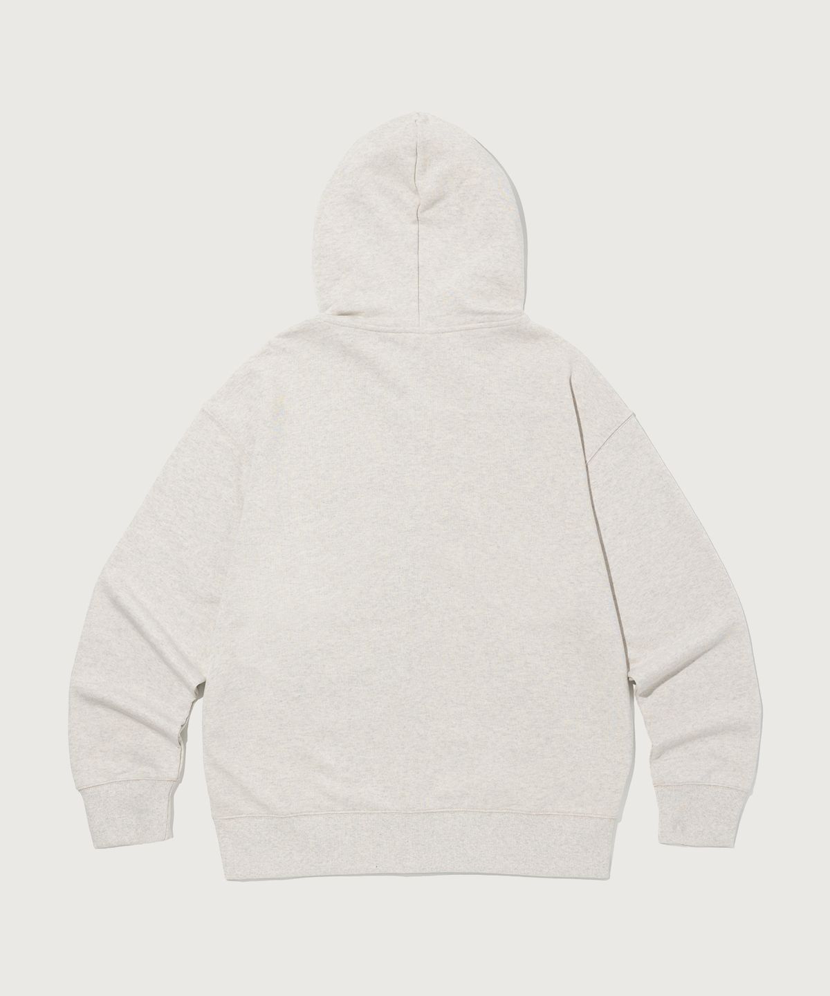 챔피온(CHAMPION) 스몰 로고 루즈핏 후드 집업 Oatmeal