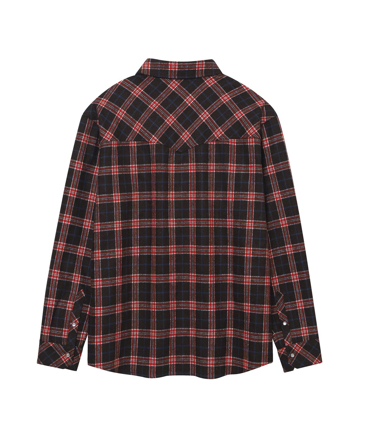 슈퍼드라이(SUPERDRY) 웨스턴 체크 셔츠 다크브라운