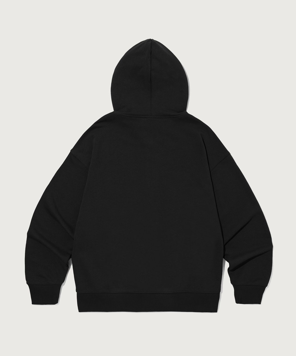 챔피온(CHAMPION) 스몰 로고 루즈핏 후드 집업 Black