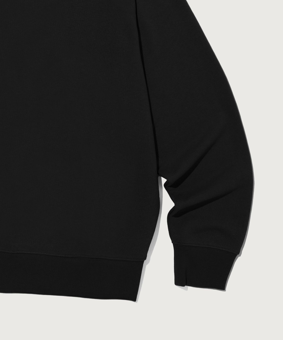 챔피온(CHAMPION) 스몰 로고 루즈핏 후드 집업 Black