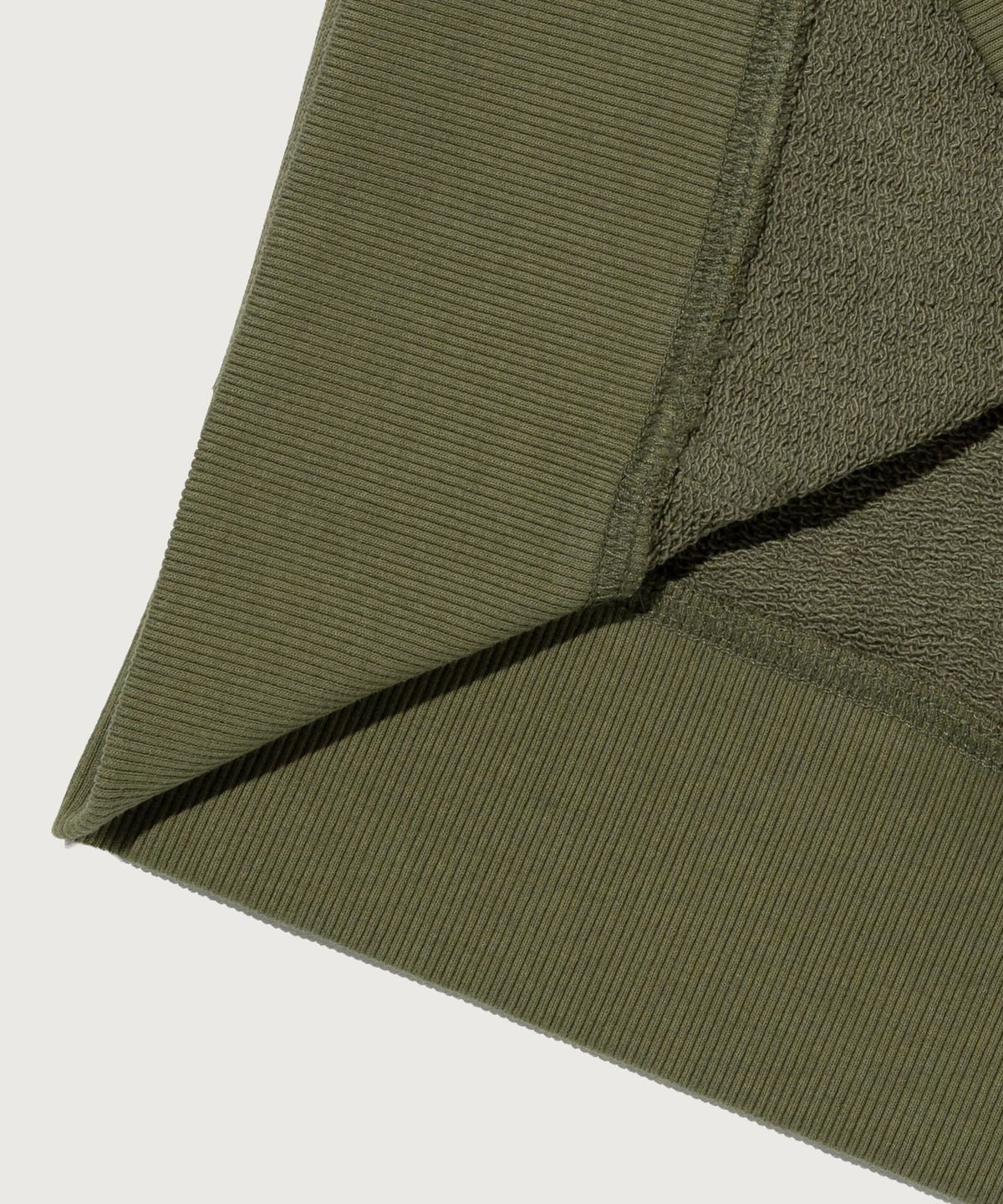 챔피온(CHAMPION) 스몰 로고 루즈핏 후드 집업 Khaki