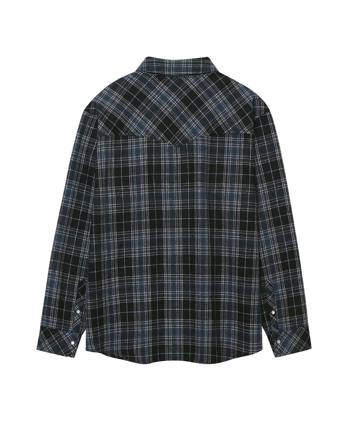 슈퍼드라이(SUPERDRY) 웨스턴 체크 셔츠 블랙