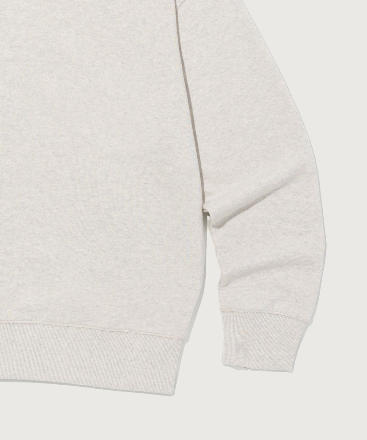 챔피온(CHAMPION) 스몰 로고 루즈핏 후드 티셔츠 Oatmeal