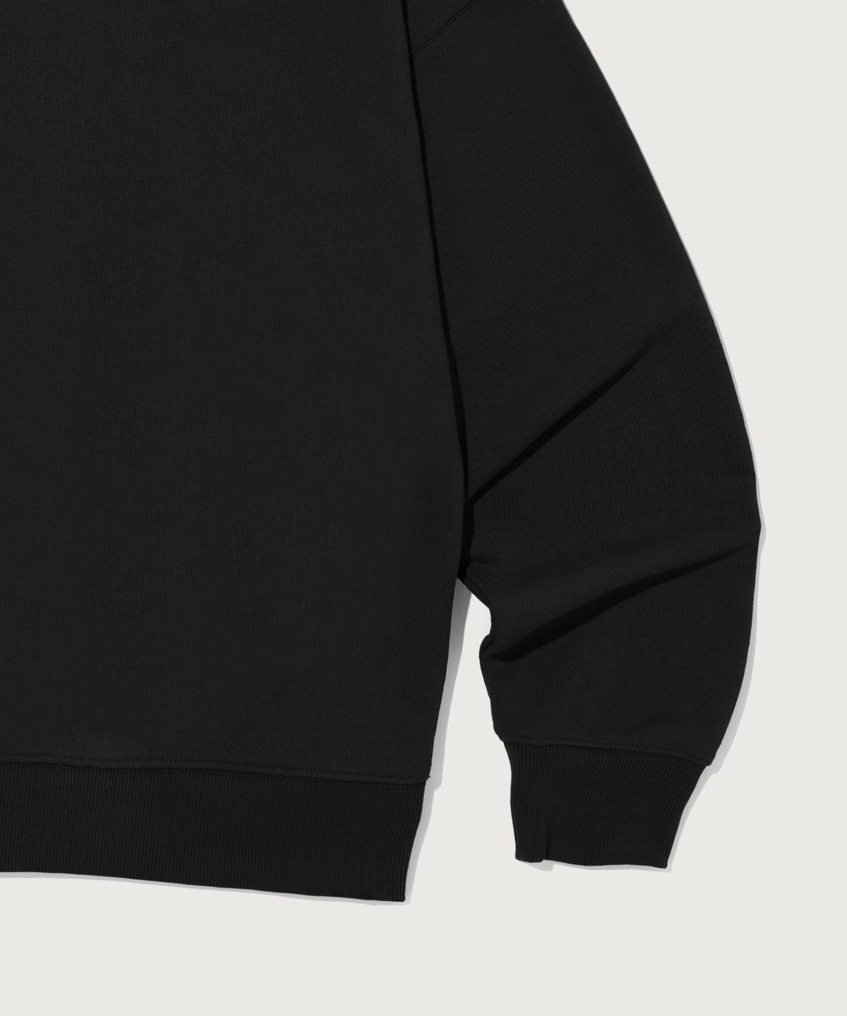 챔피온(CHAMPION) 스몰 로고 루즈핏 후드 티셔츠 Black